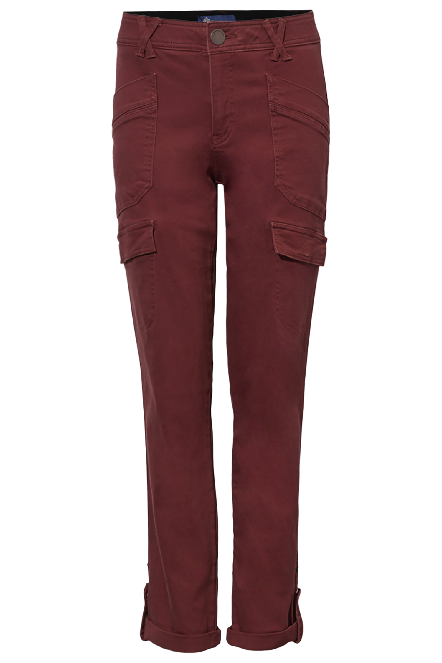 Democracy High Rise Roll Cuff Utility Pants