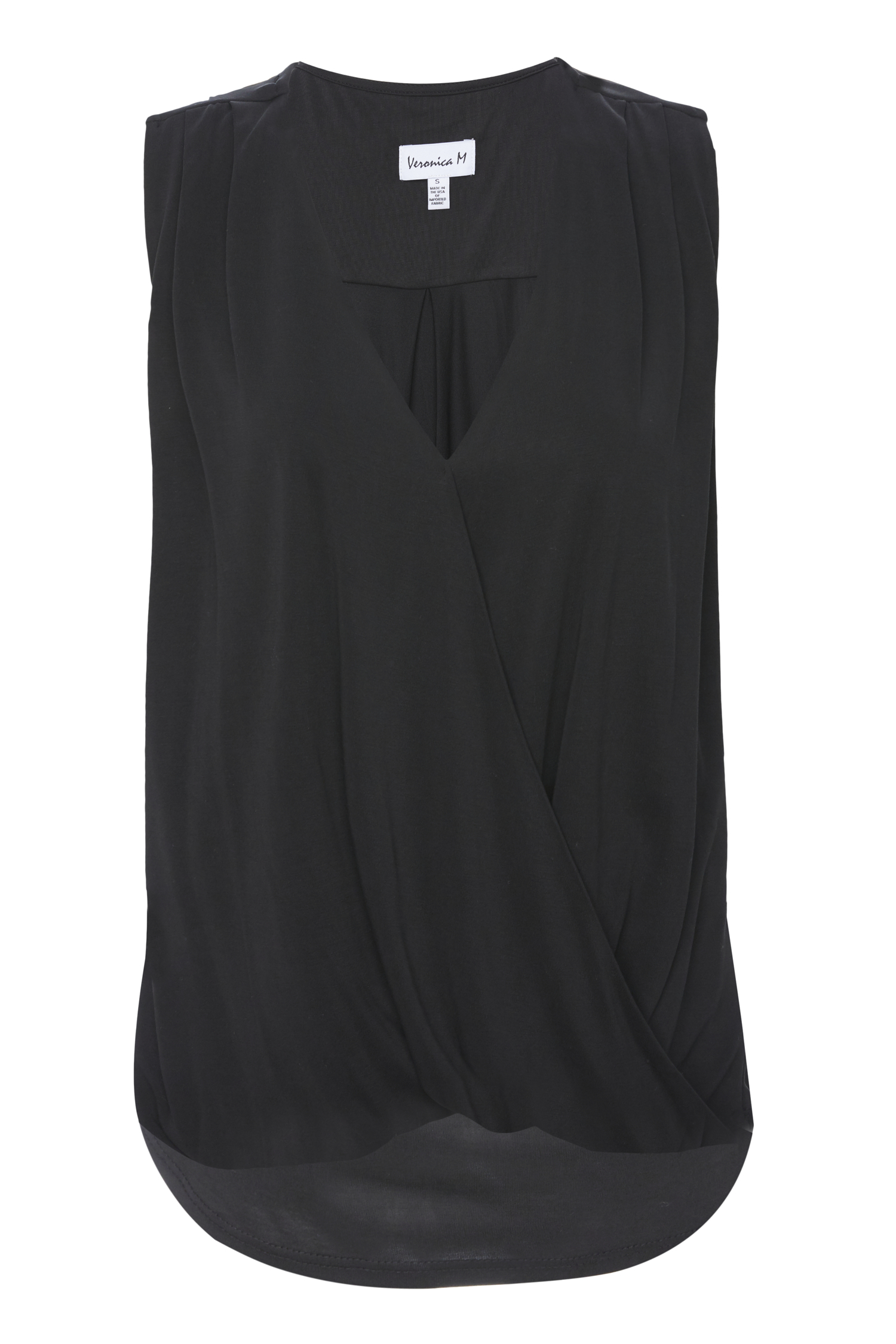 Veronica M Sleeveless Cupro Surplice Top