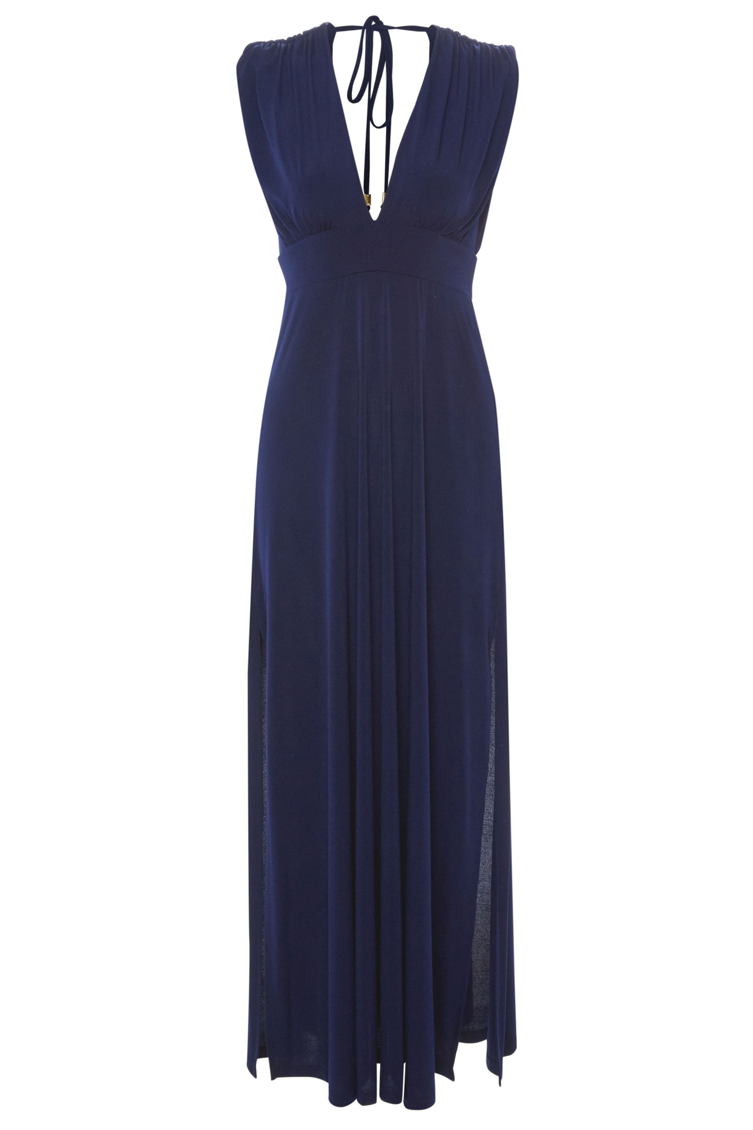 Veronica M Deep V Maxi Dress