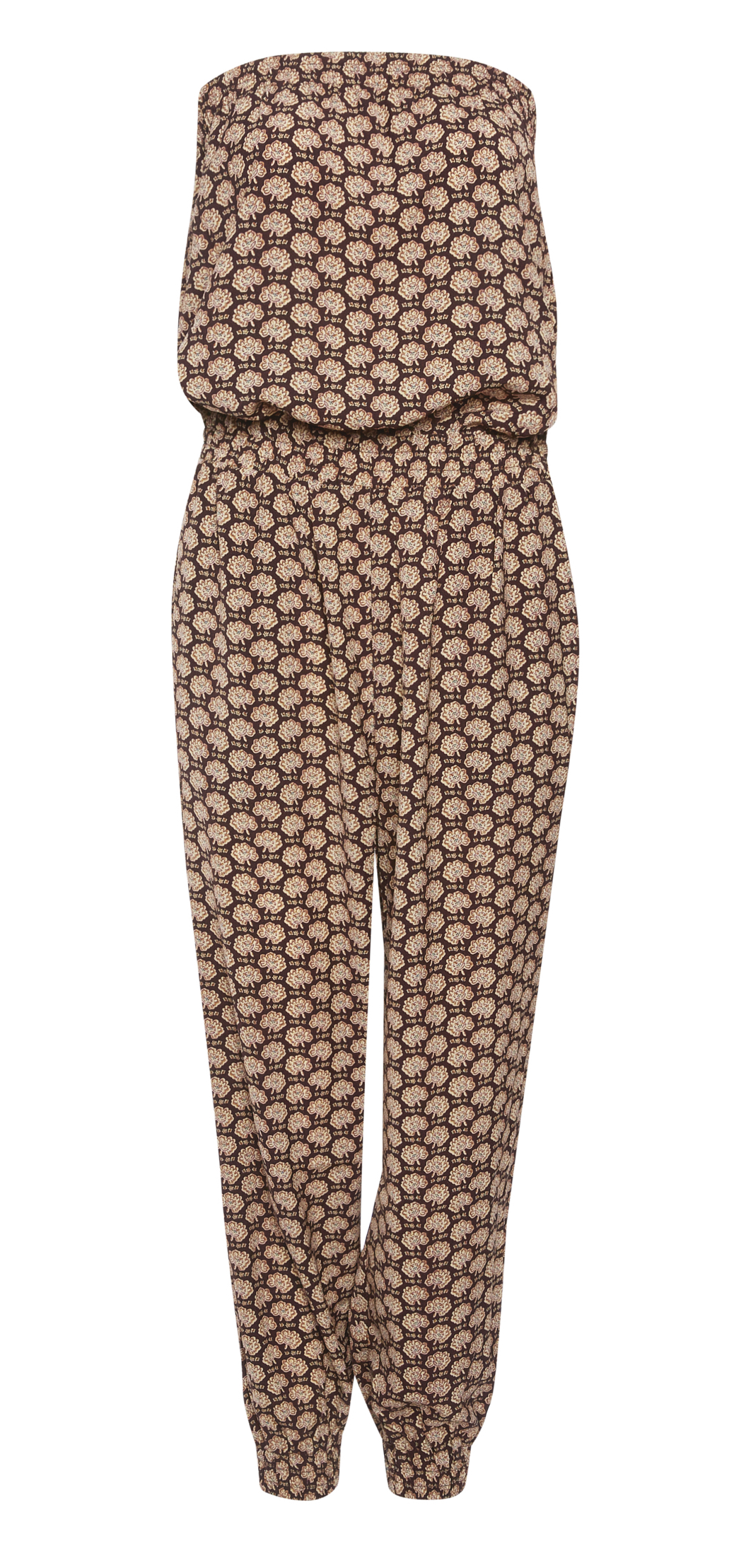 Bishop + Young Printed Strapless Jumpsuit
