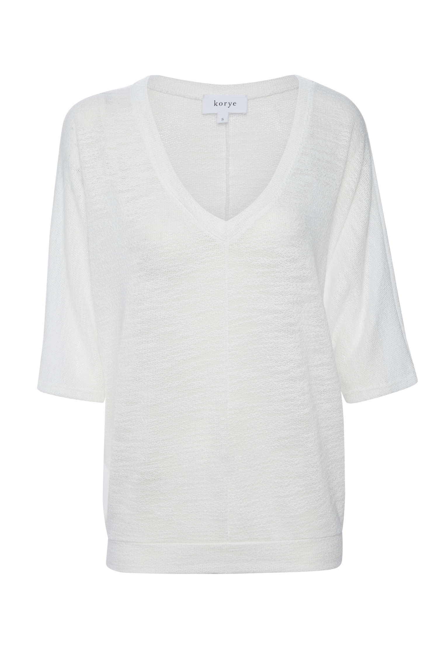 Sloan Short Sleeve Slub Knit Top