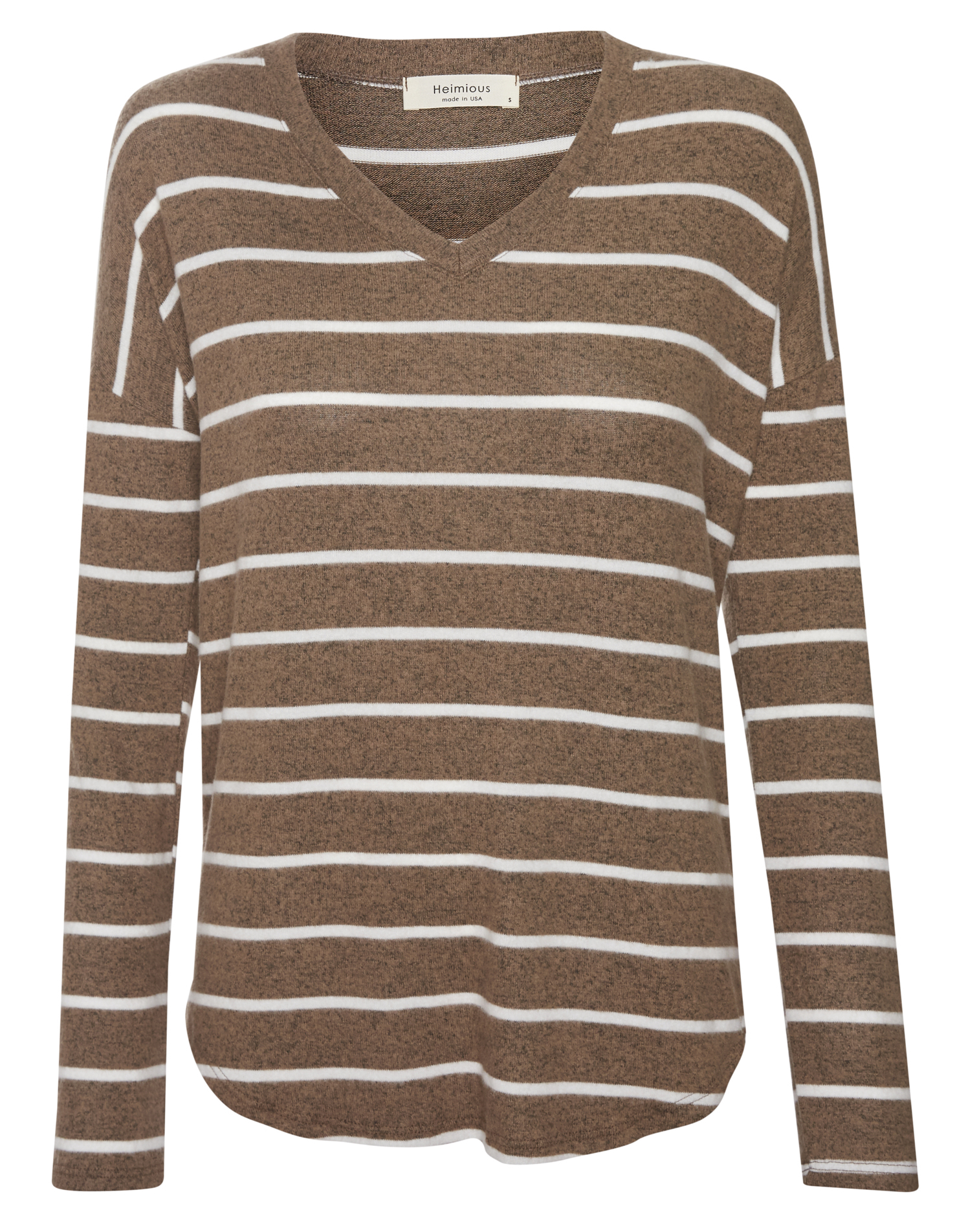 Via Brushed Dropped Shoulder Top