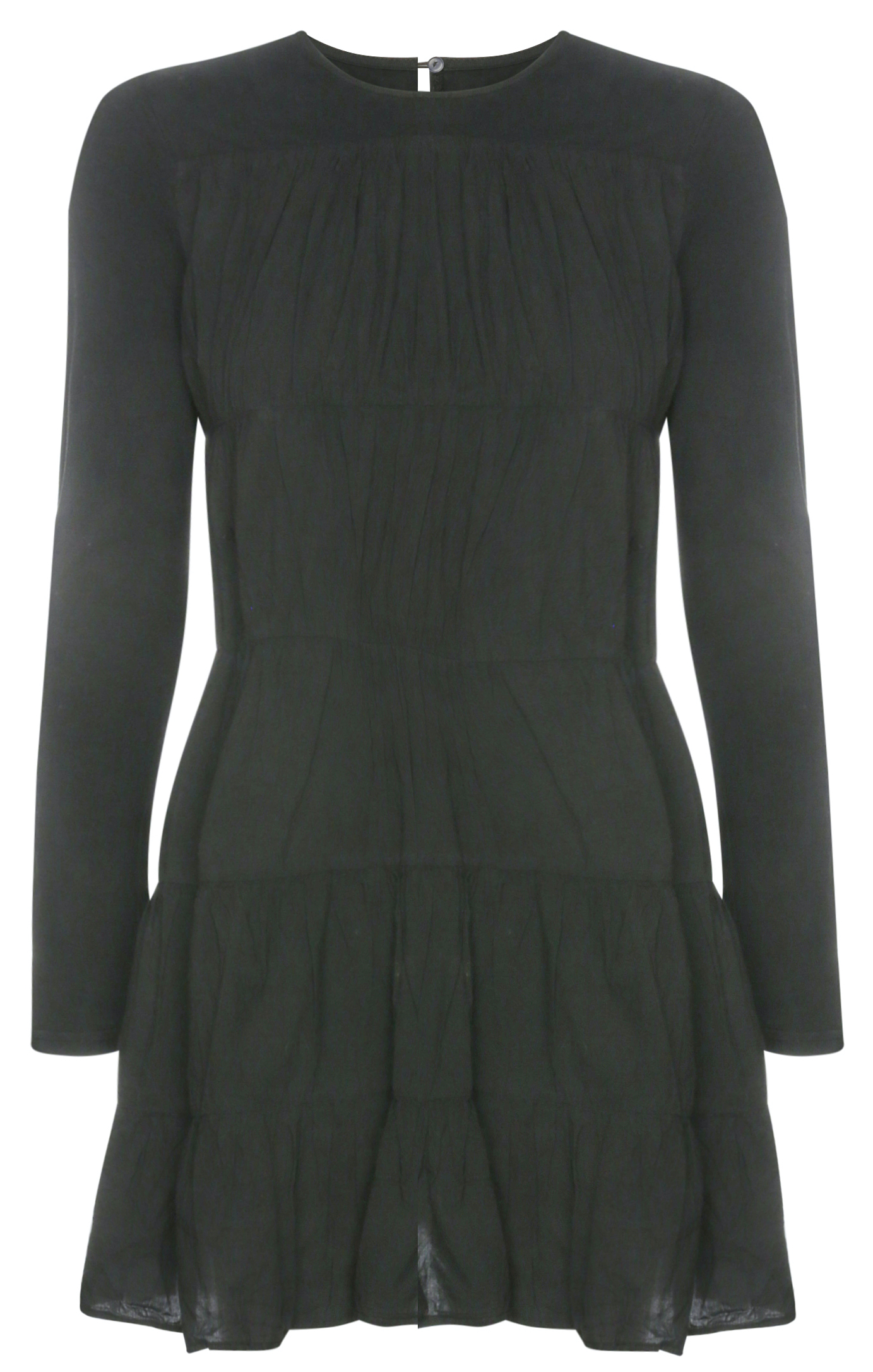 Ruched Tier Tunic Dress