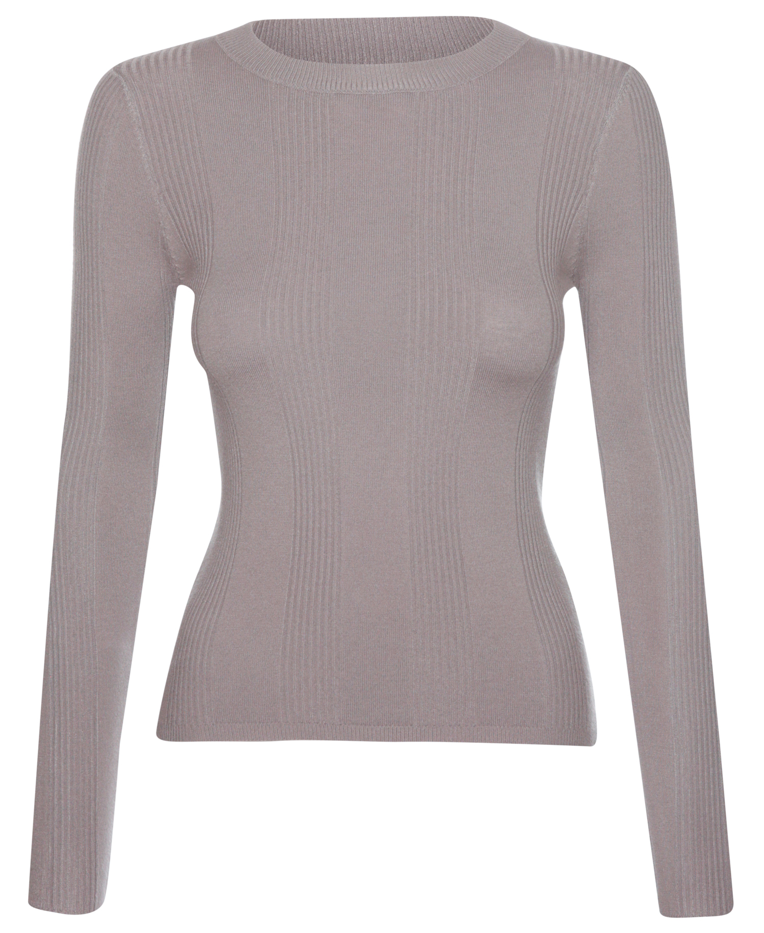 Textured Long Sleeve Knit Top