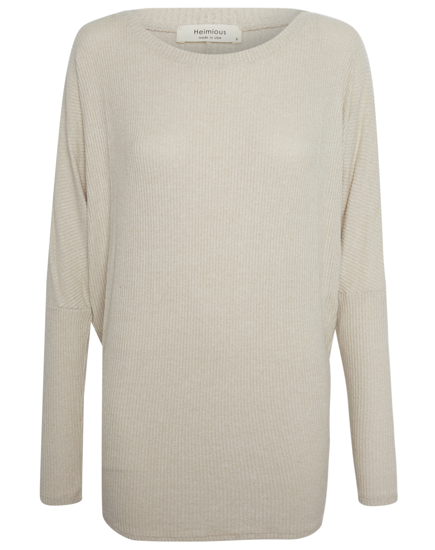 Roberta Brushed Ribbed Long Sleeve Tunic