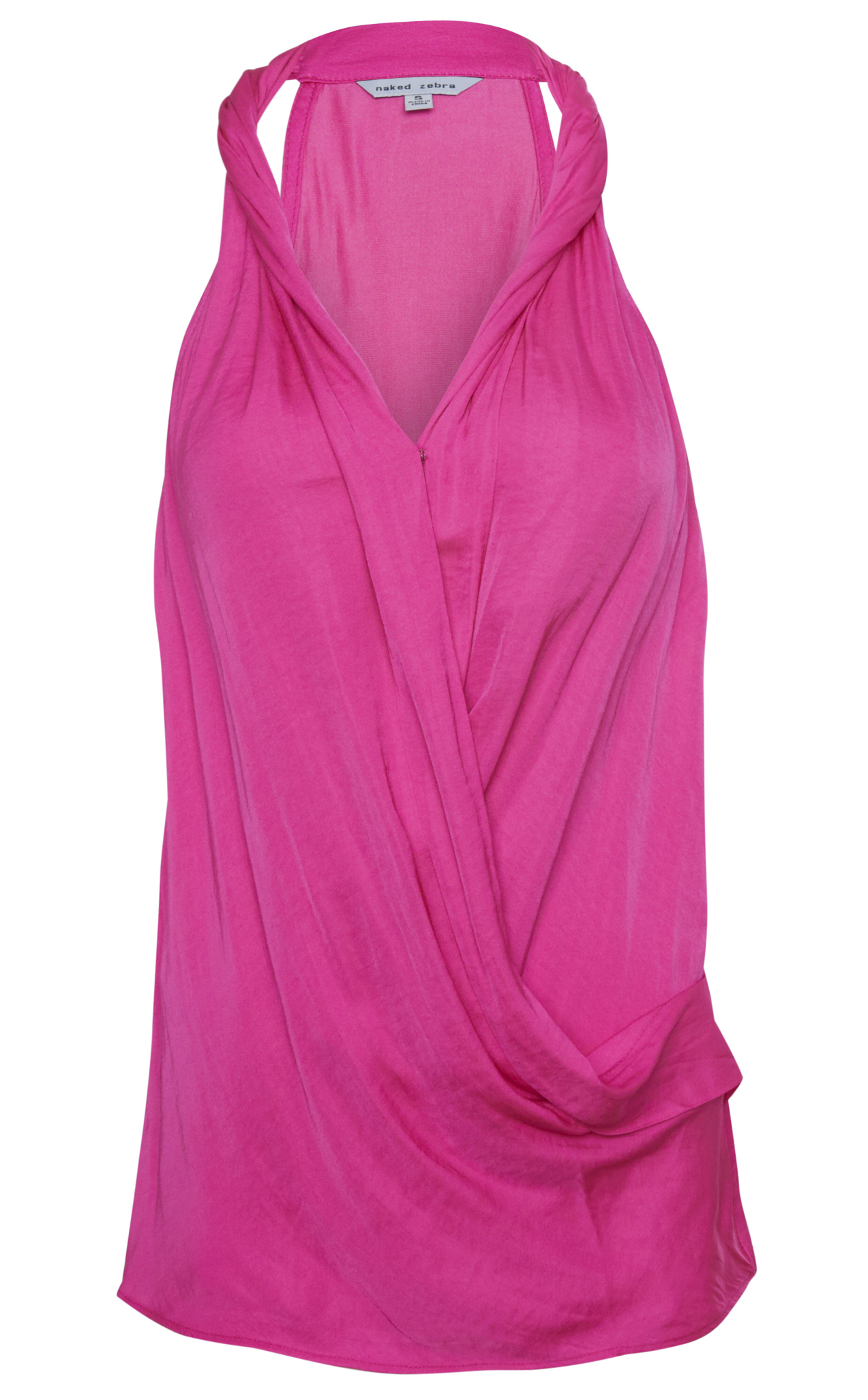 Sleeveless Surplice Blouse