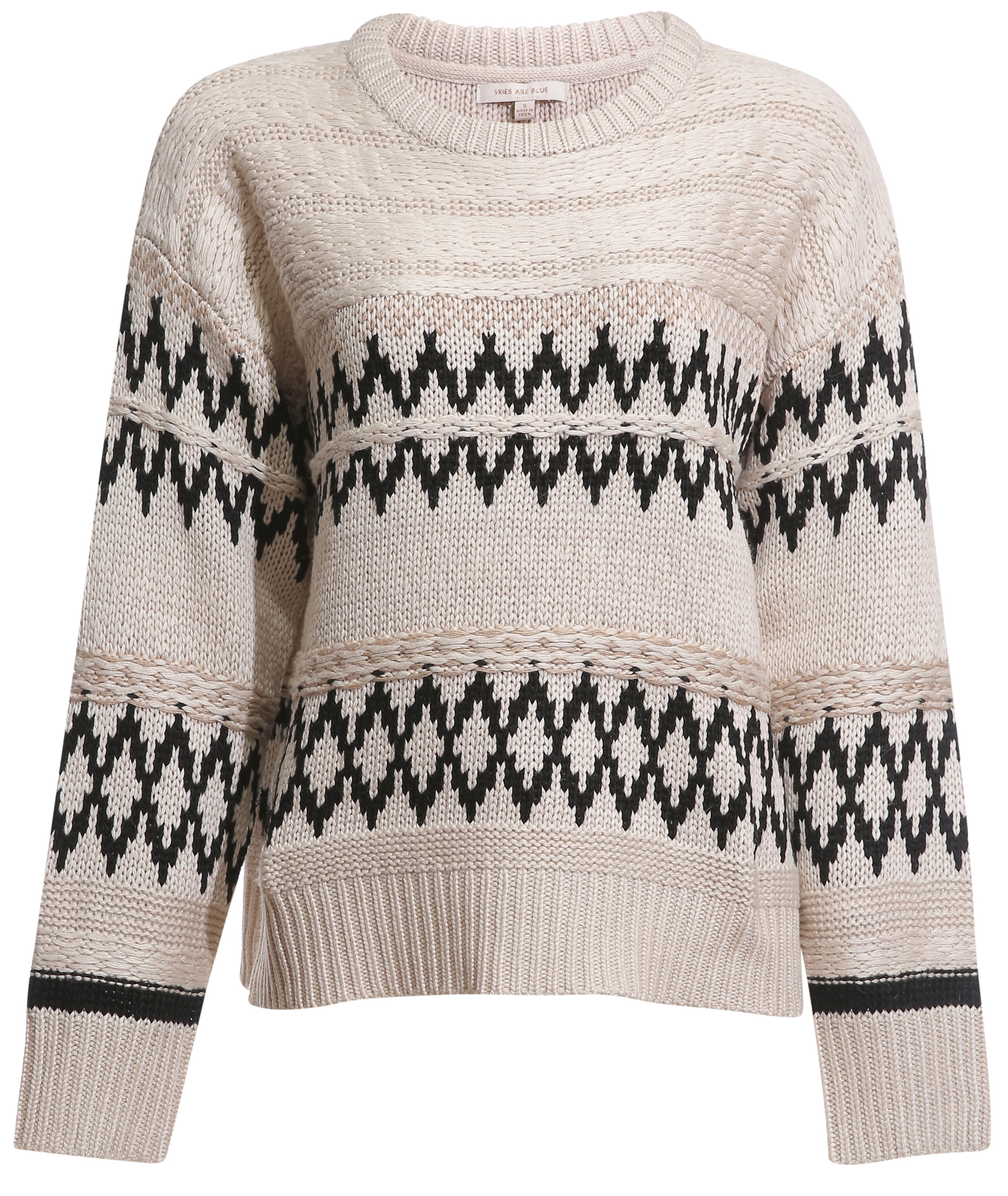 Geometric Knit Sweater