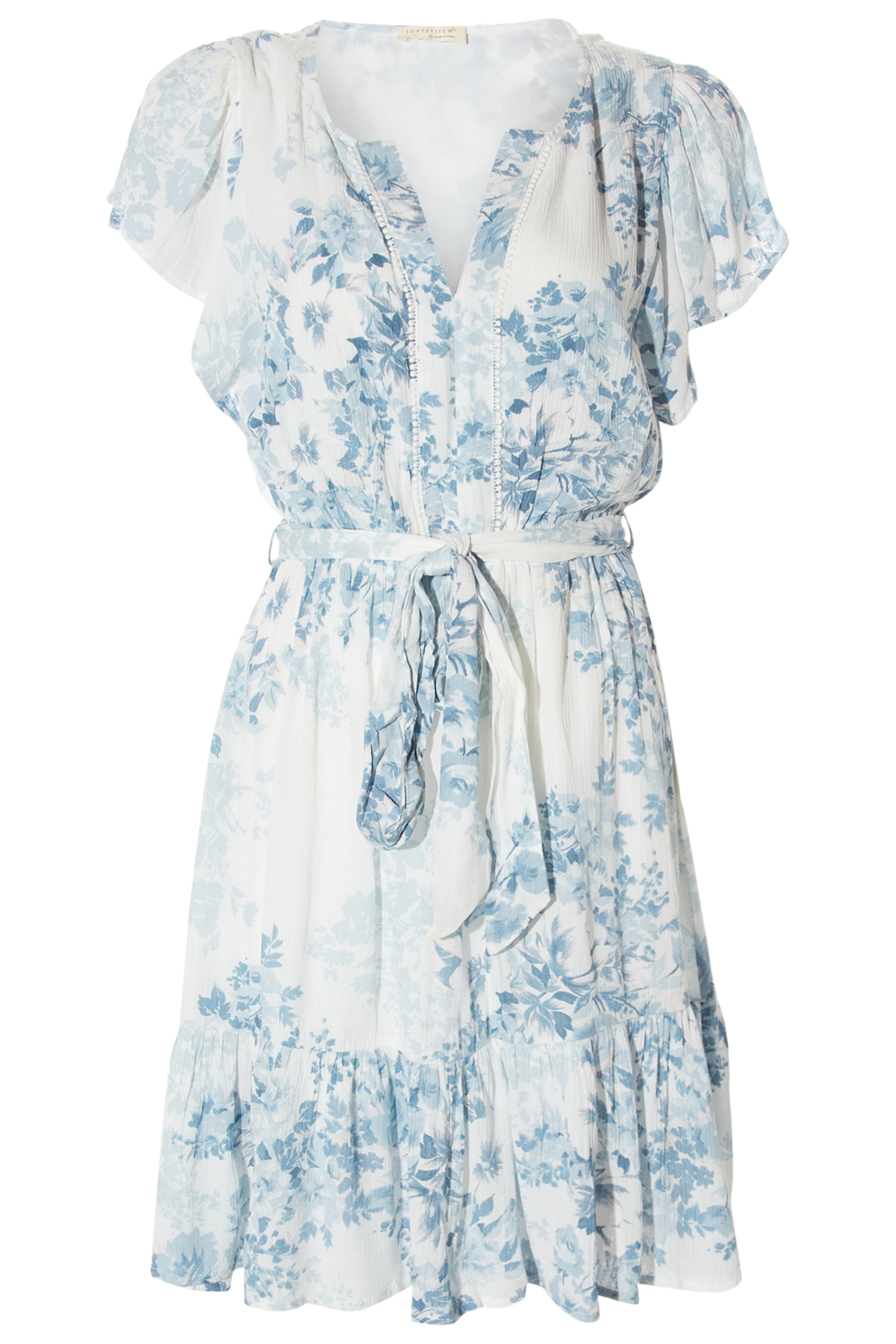 Ruffled Mini Dress