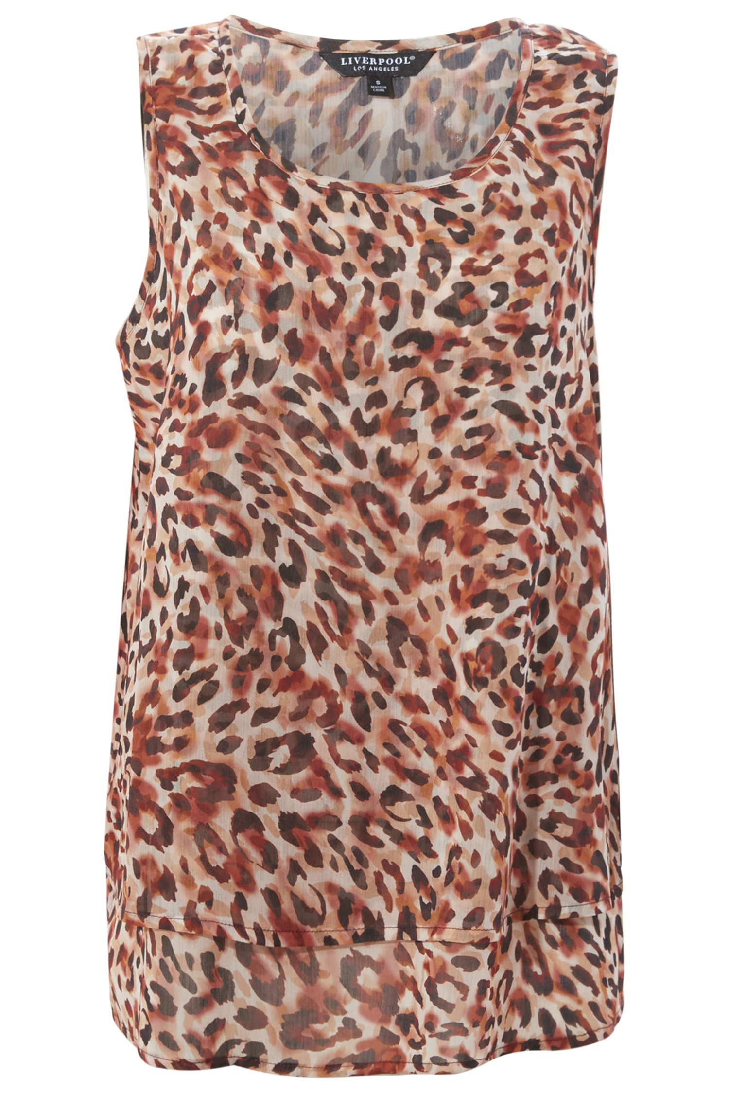 Liverpool Double Layered Sleeveless Top