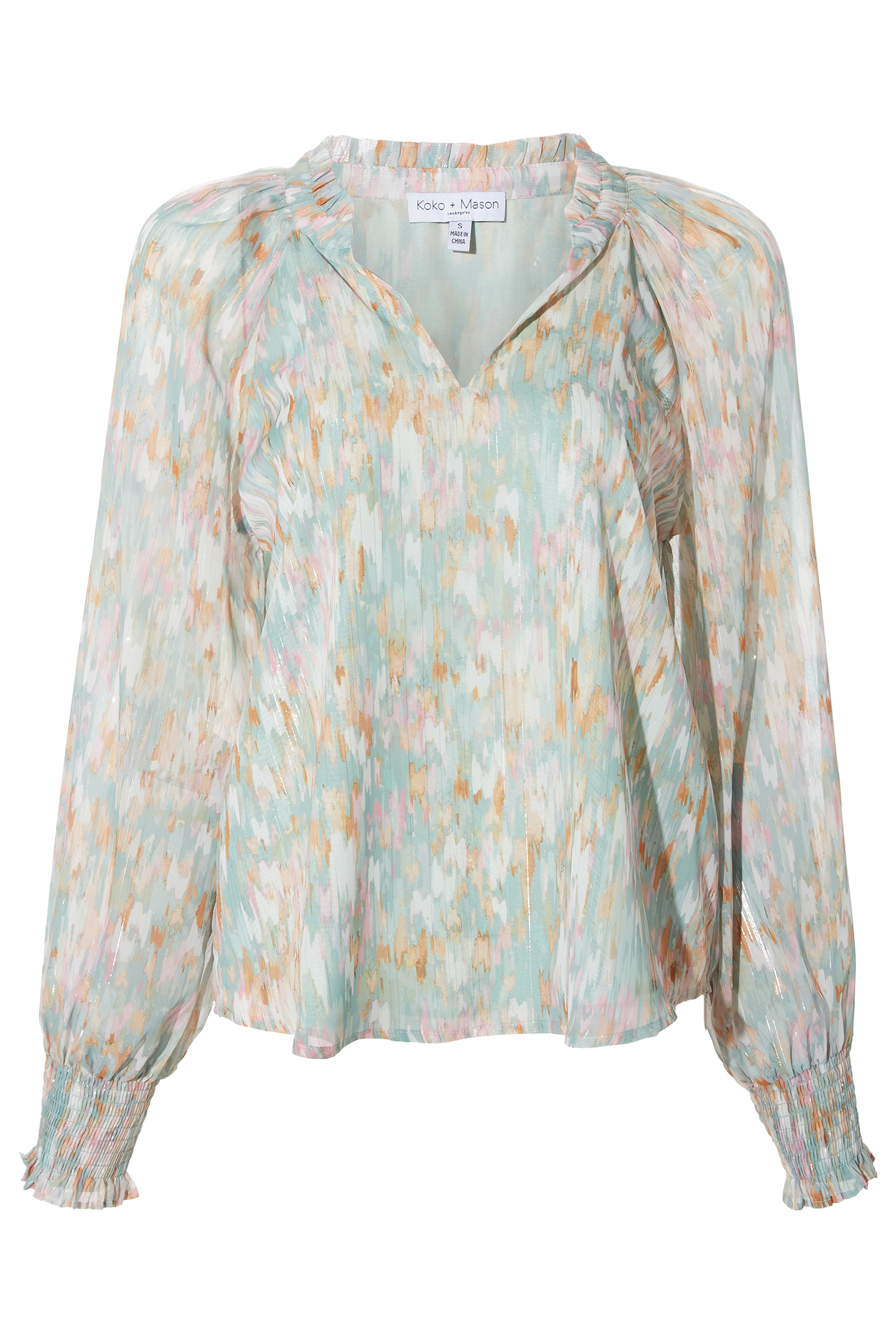 Mutilcolor Chiffon Blouse