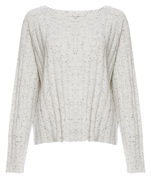 Ribbed Speckled Sweater