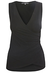 Sleeveless Shirred Side Top