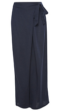 Wrap Side Tie Wide Leg Pants