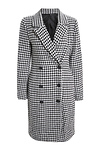 Houndstooth Longline Coat