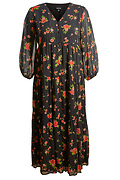 Floral Print Maxi Dress