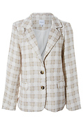 Plaid Boyfriend Blazer