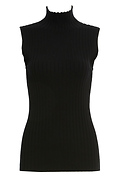 525 America Mock Neck Sleeveless Top