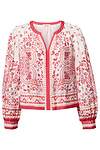 Printed Split Neck Blouse