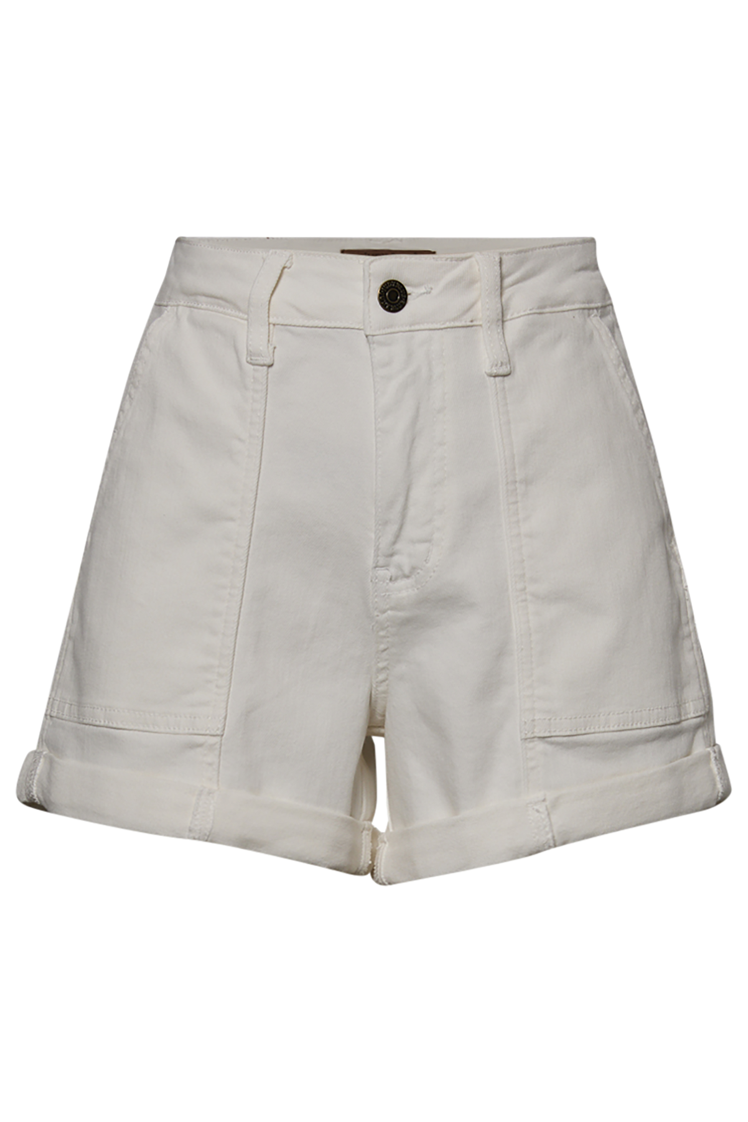 High Rise Cuffed Shorts
