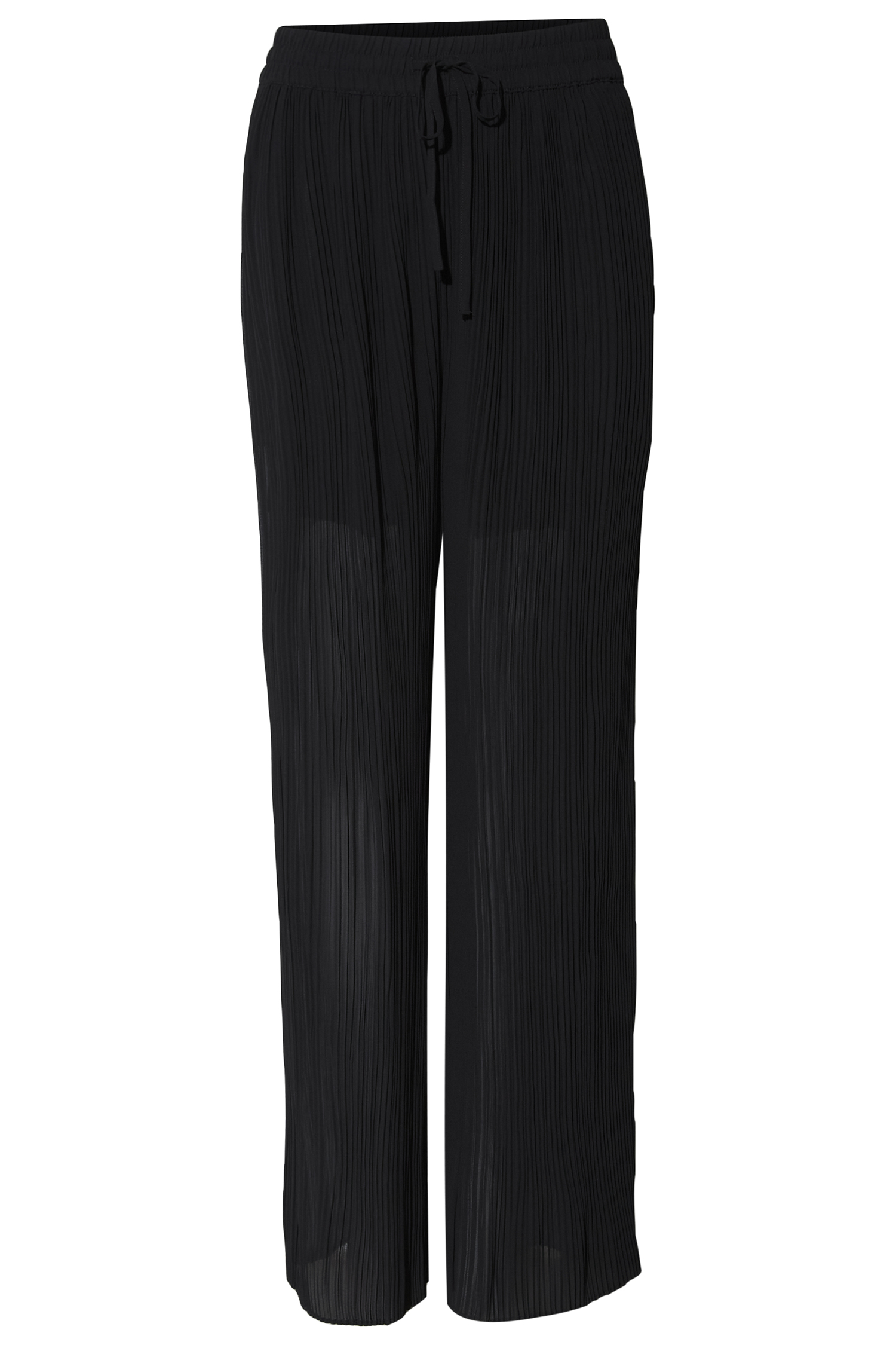 Pleated Straight Long Pants