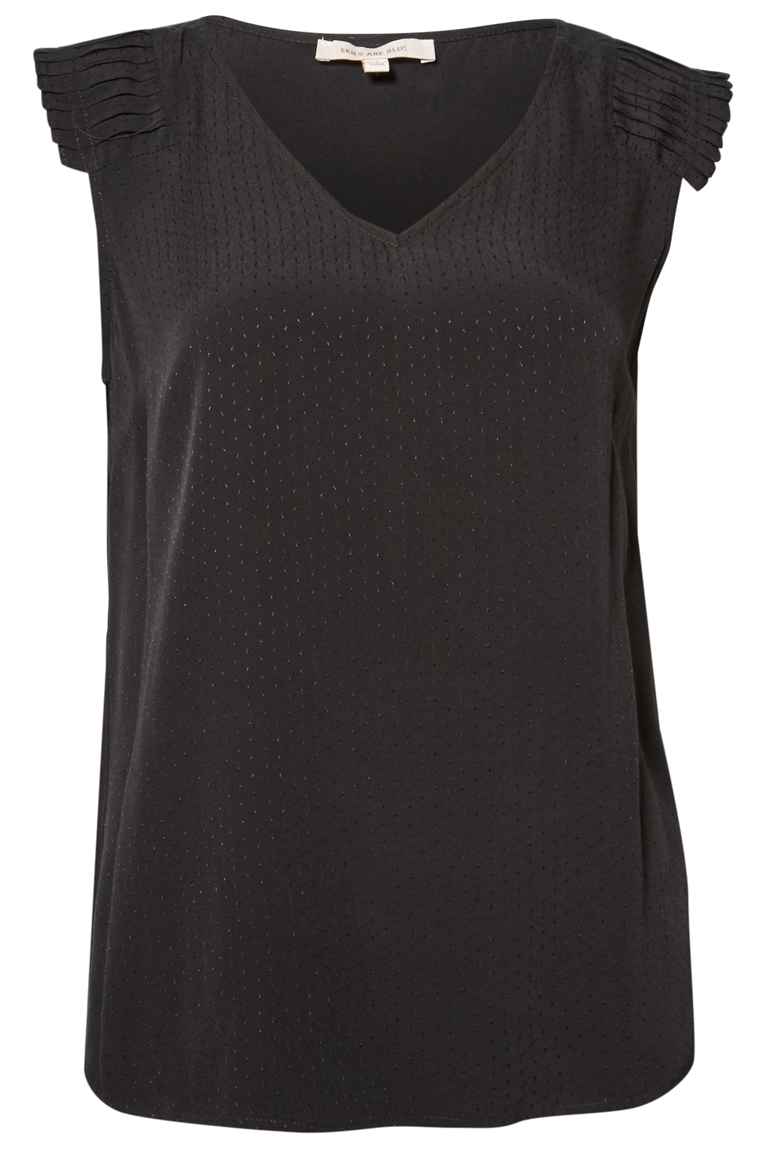 Pleated Shoulder Blouse