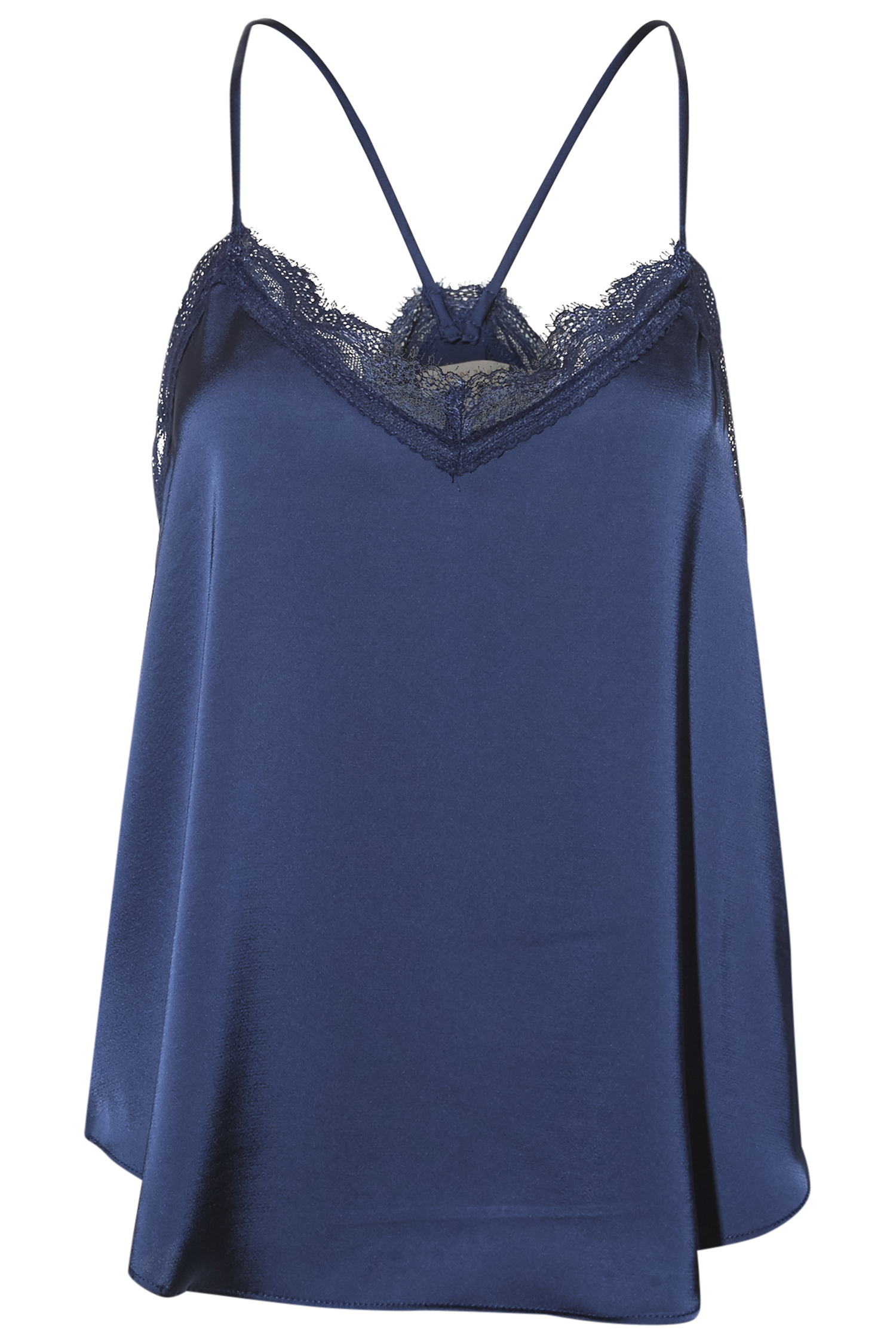 Skies Are Blue Lace Trim Cami