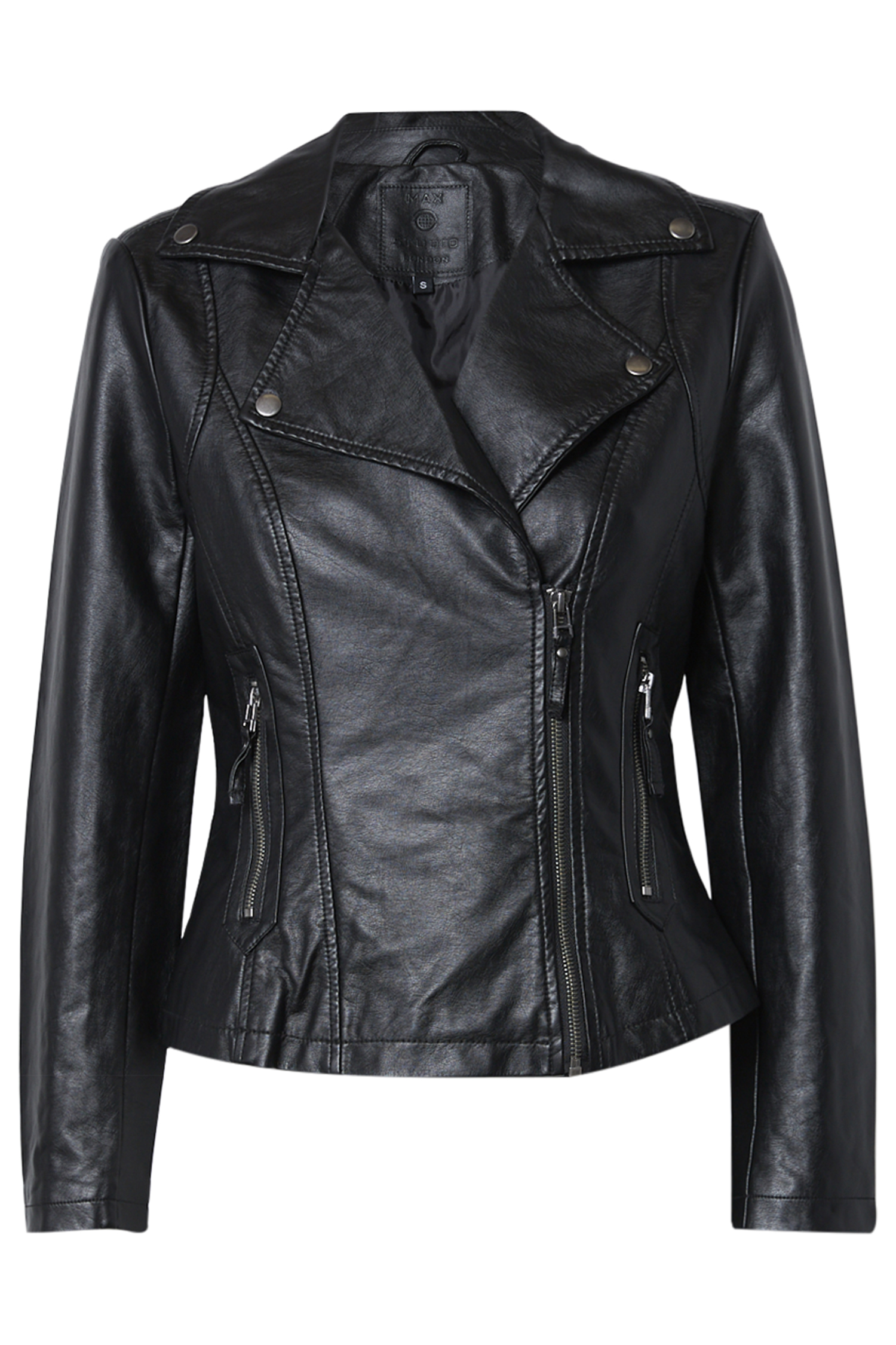 Faux Leather Moto Jacket