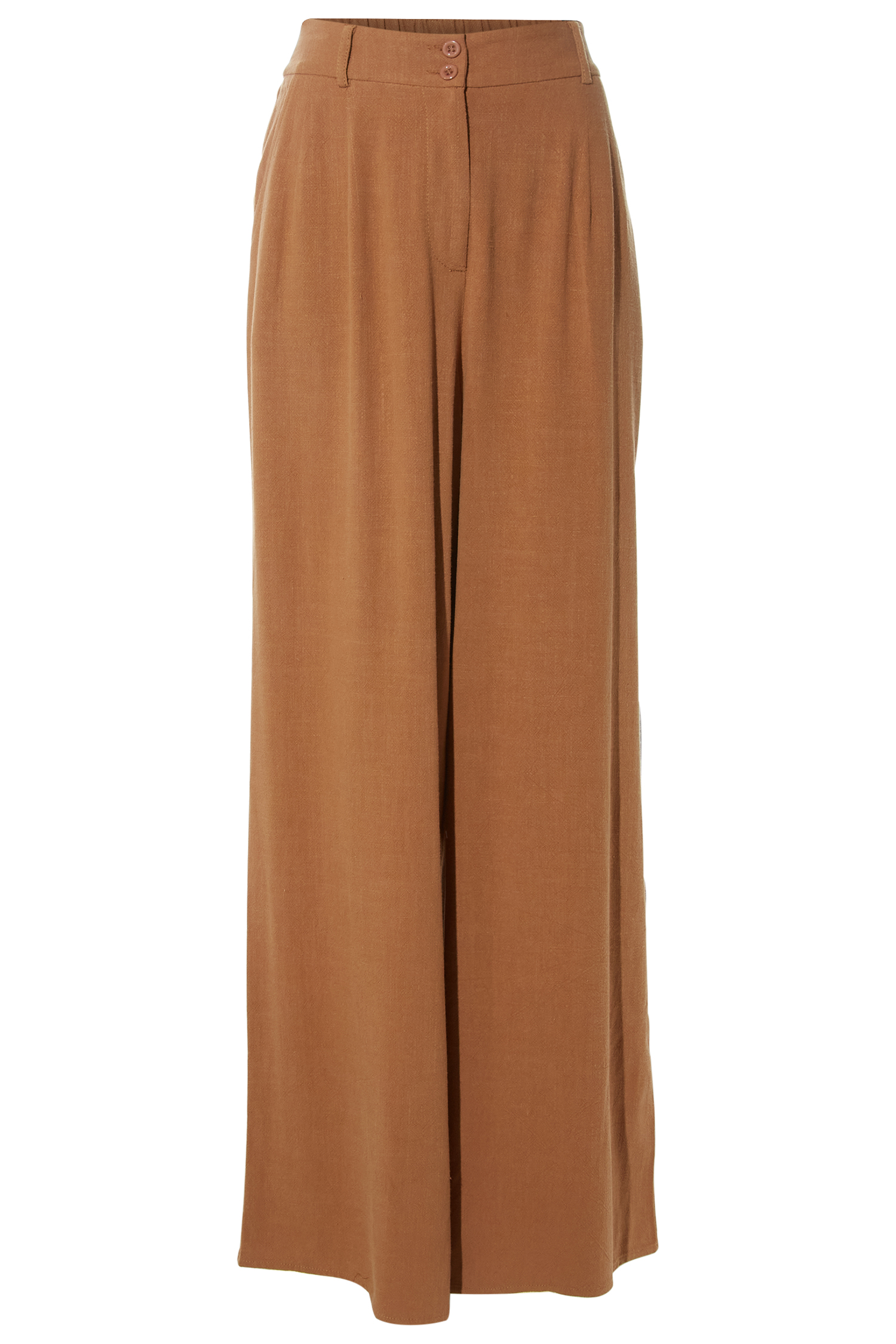 High Rise Linen Trouser Pants