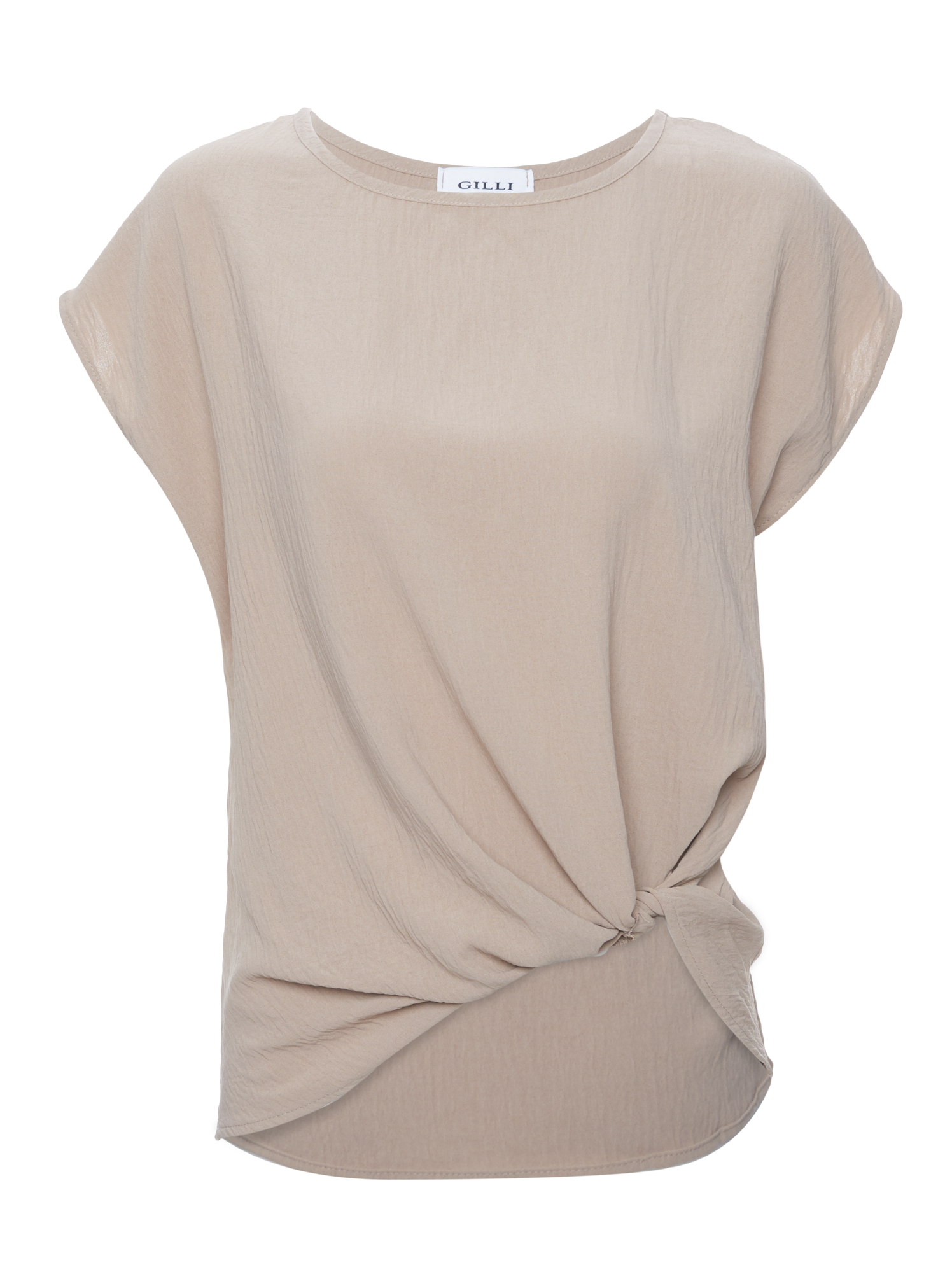 Side Knot Short Sleeve Top