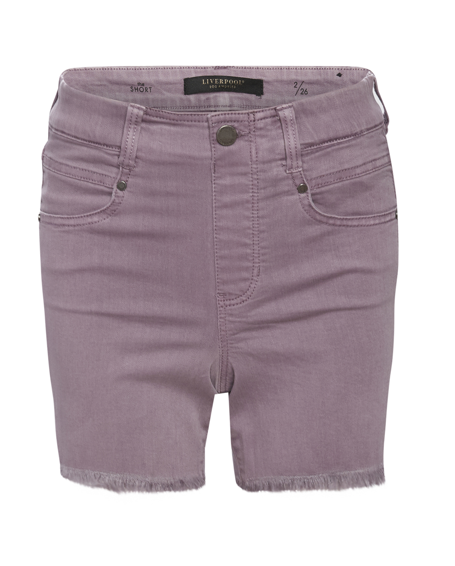 Liverpool Pull-On Frayed Hem Short