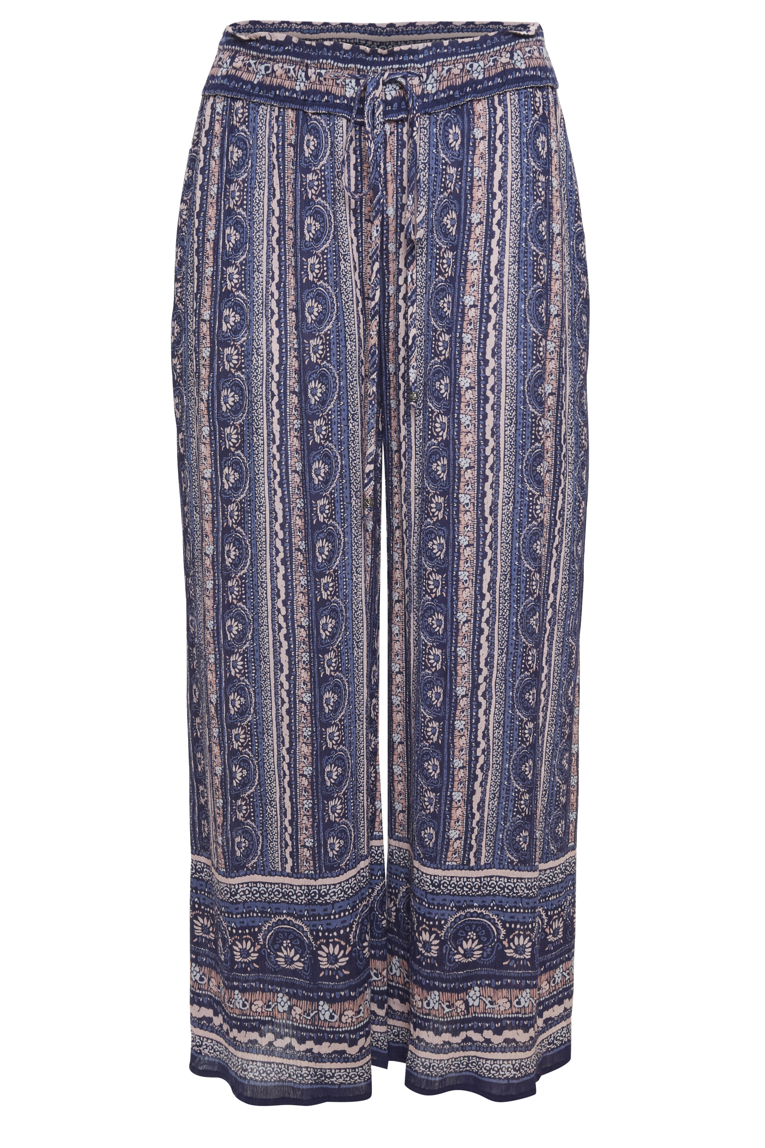 Bila Mixed Print Wide Leg Pant