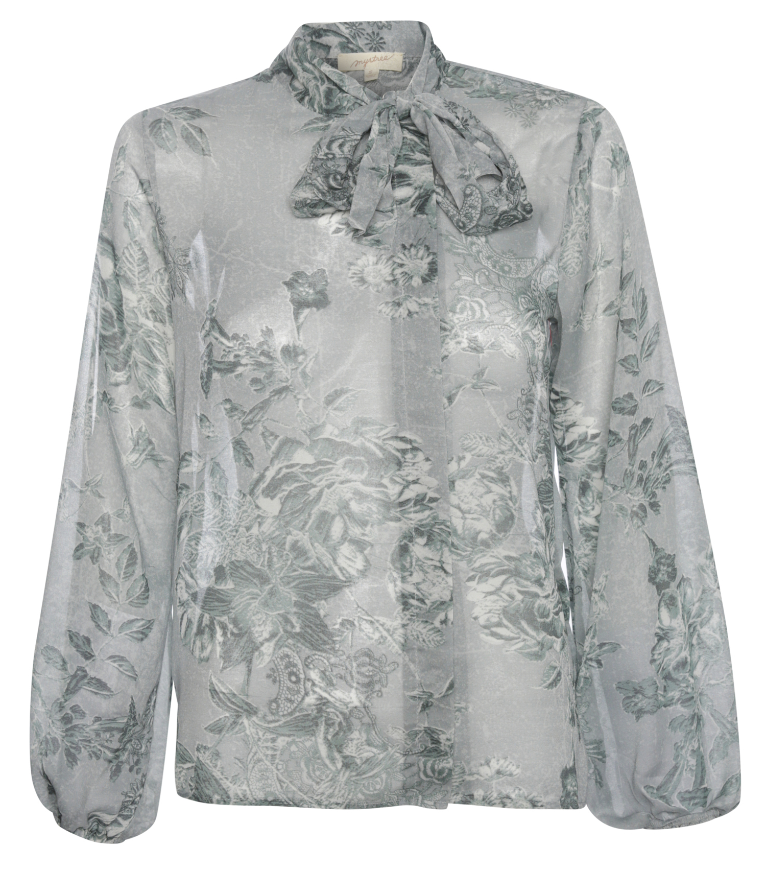 Neck Tie Blouse