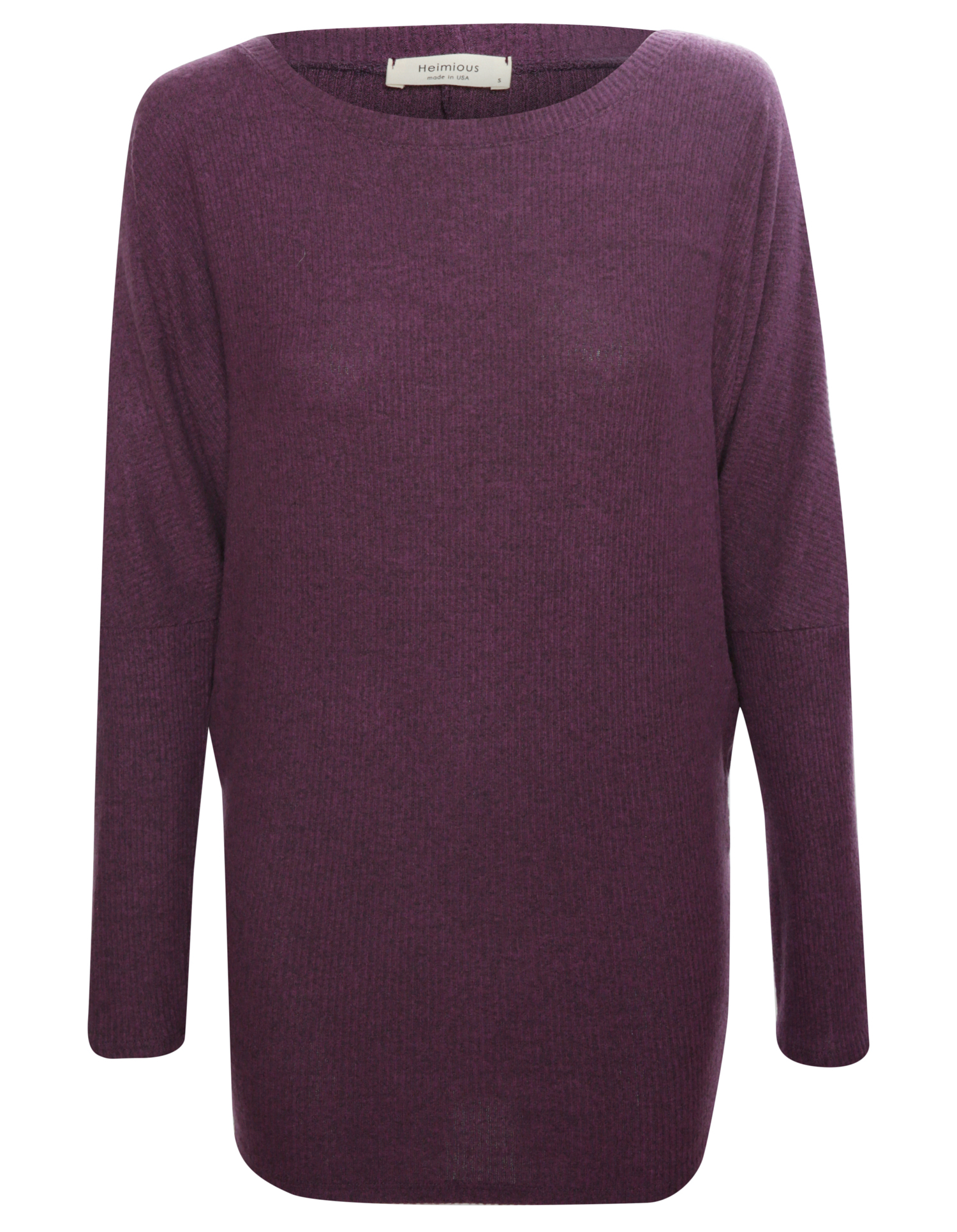 Roberta Brushed Ribbed Long Sleeve Tunic