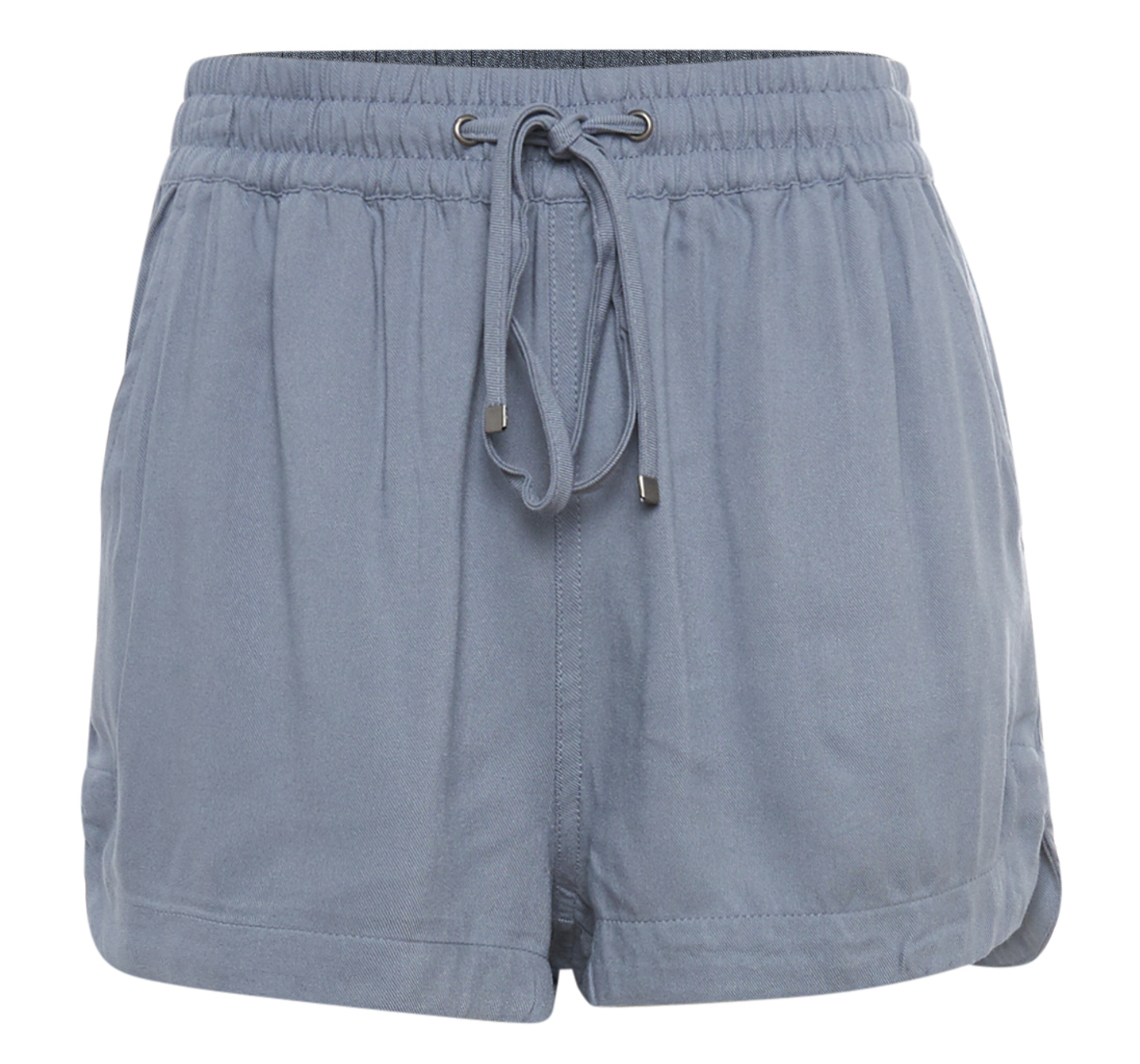 Twill Shorts with Drawstring