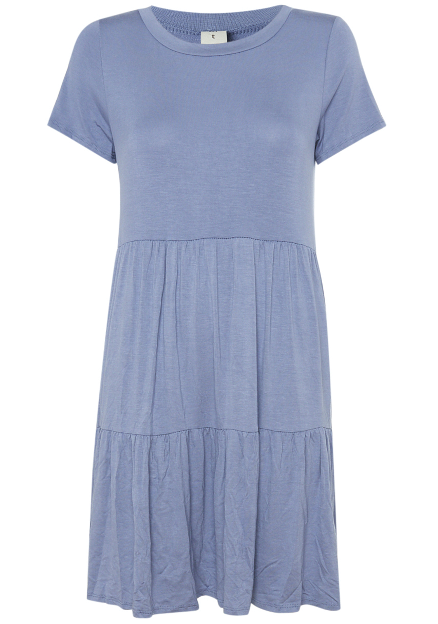 Bamboo Short Sleeve Tiered Dress