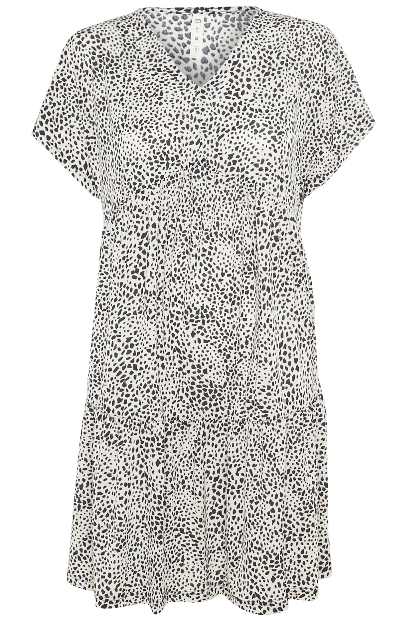 Animal Print Babydoll Dress