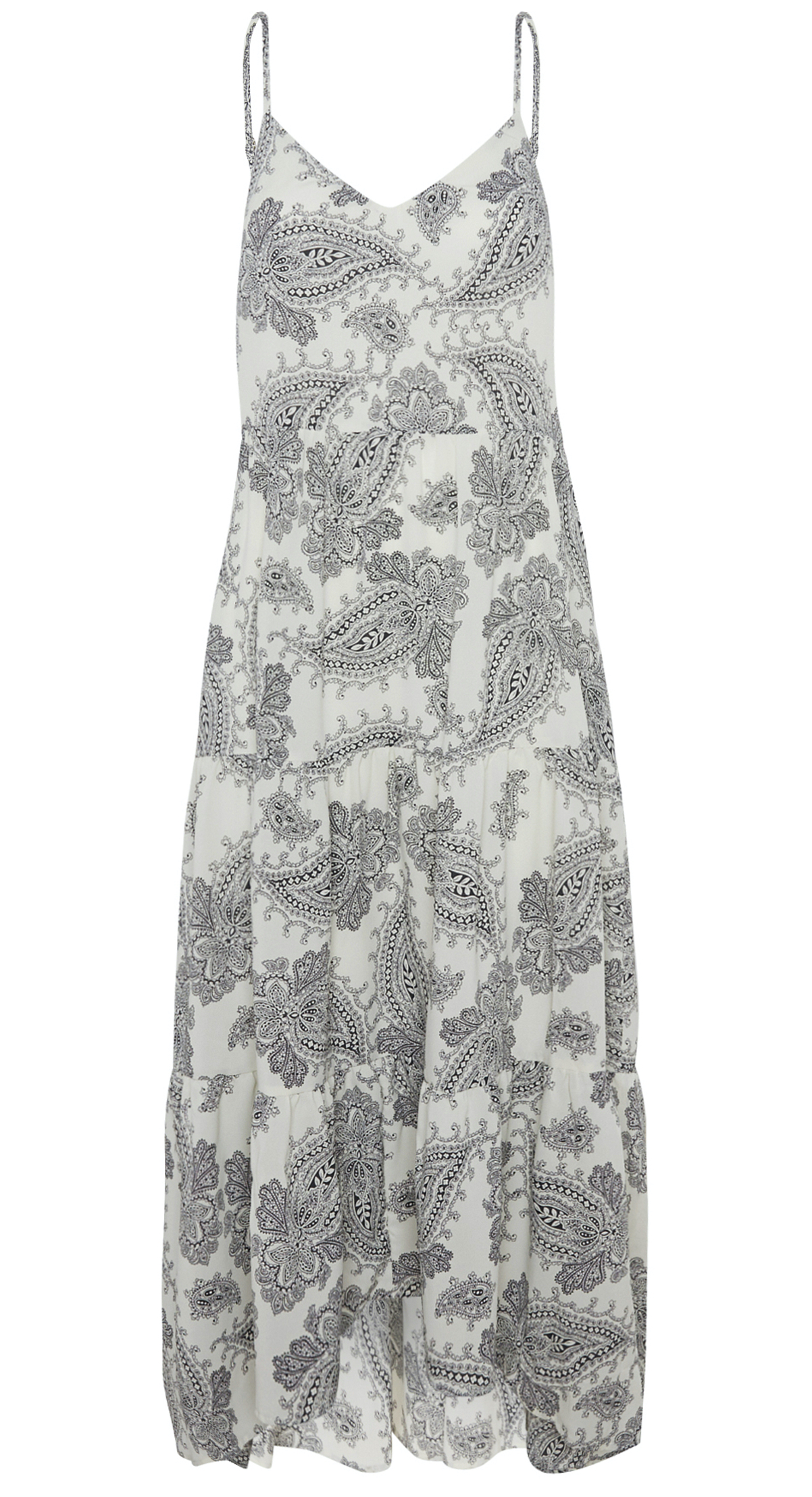 Paisley Print Midi Dress