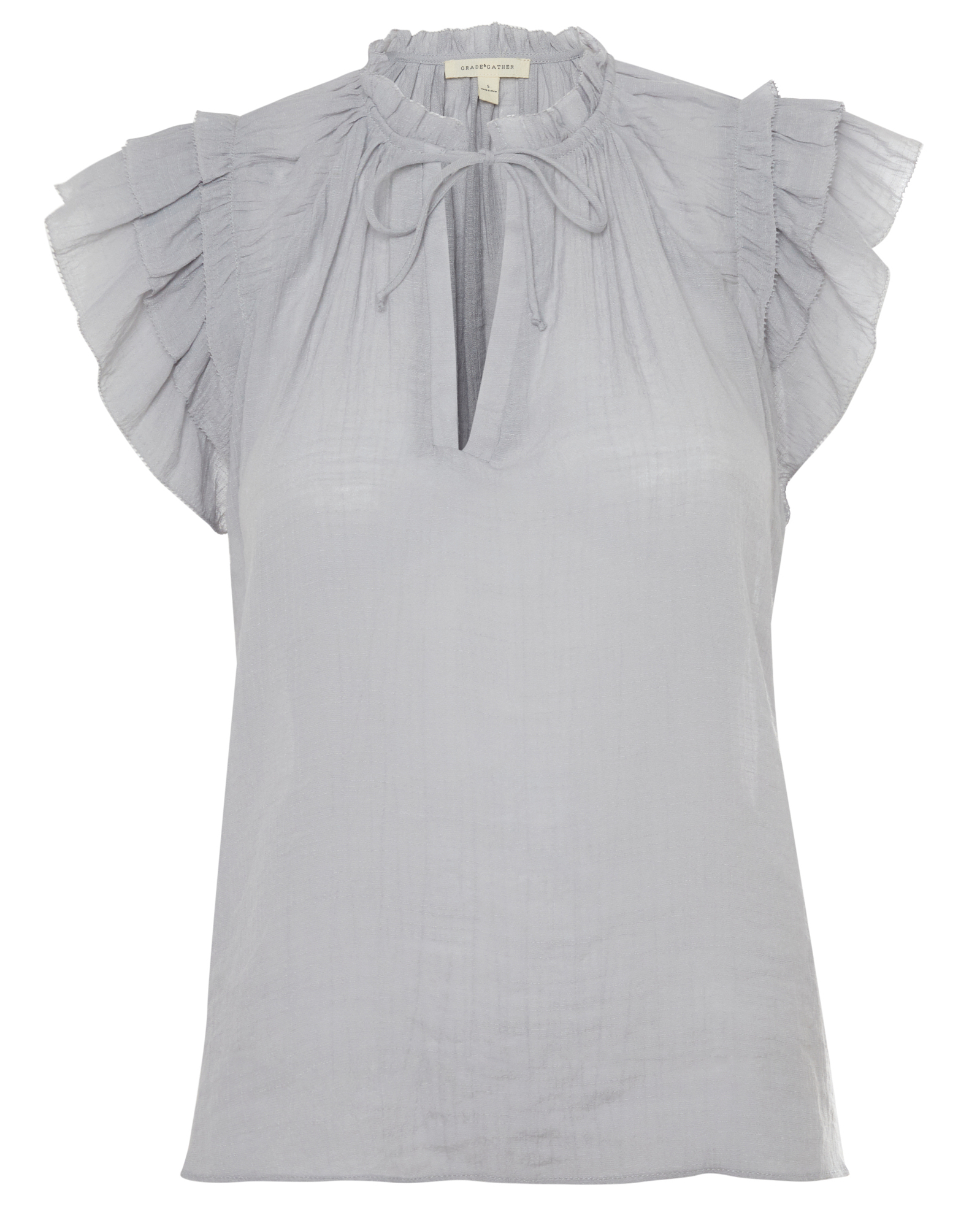 Ruffle Sleeve Blouse