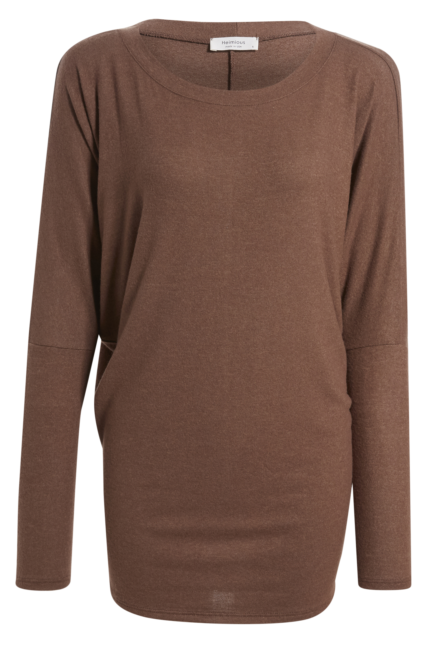 Stella Brushed Long Sleeve Dolman Top