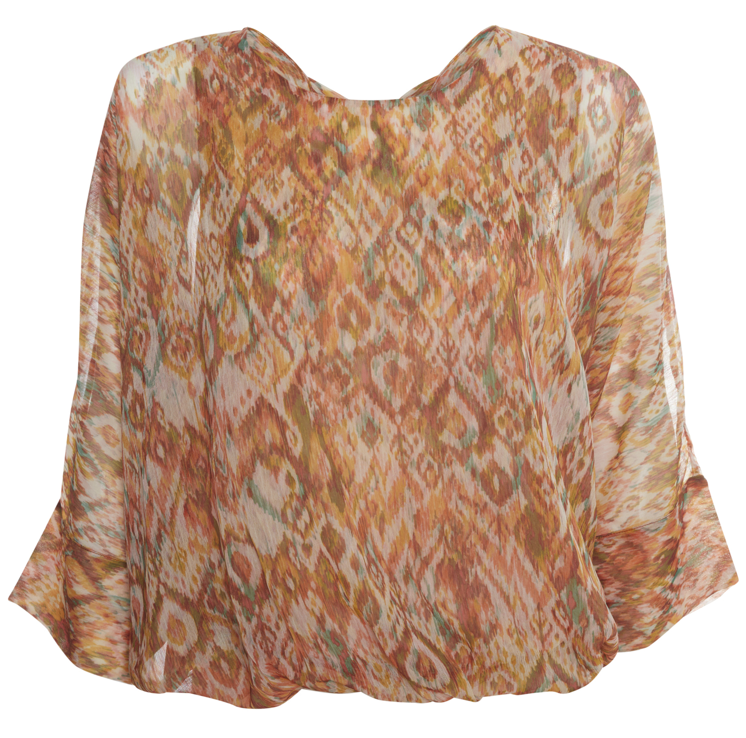 Liverpool Elastic Hem Dolman Tie-Back Top