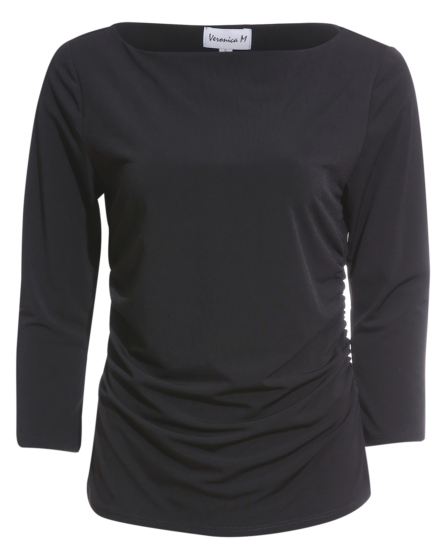 Veronica M	Ruched Three Quarter Sleeve Top