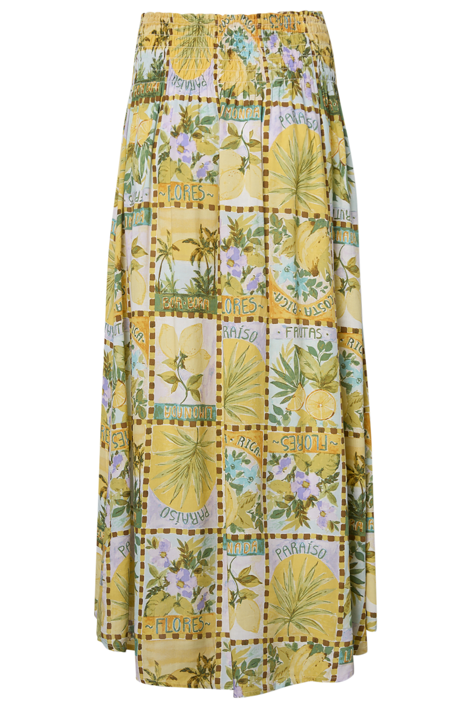Printed Midi Skirt