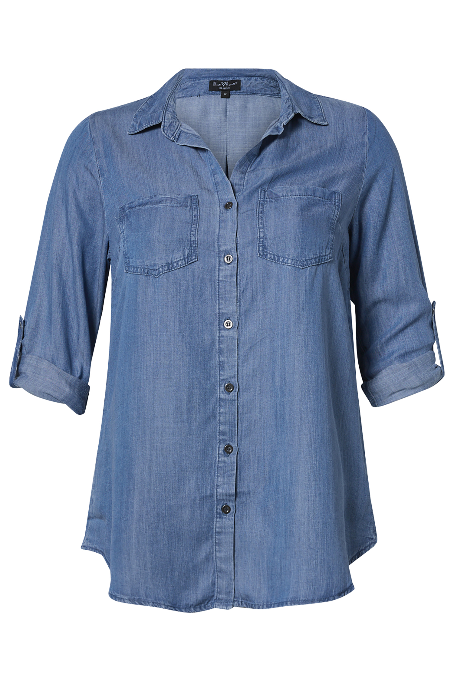 Button Up Front Top