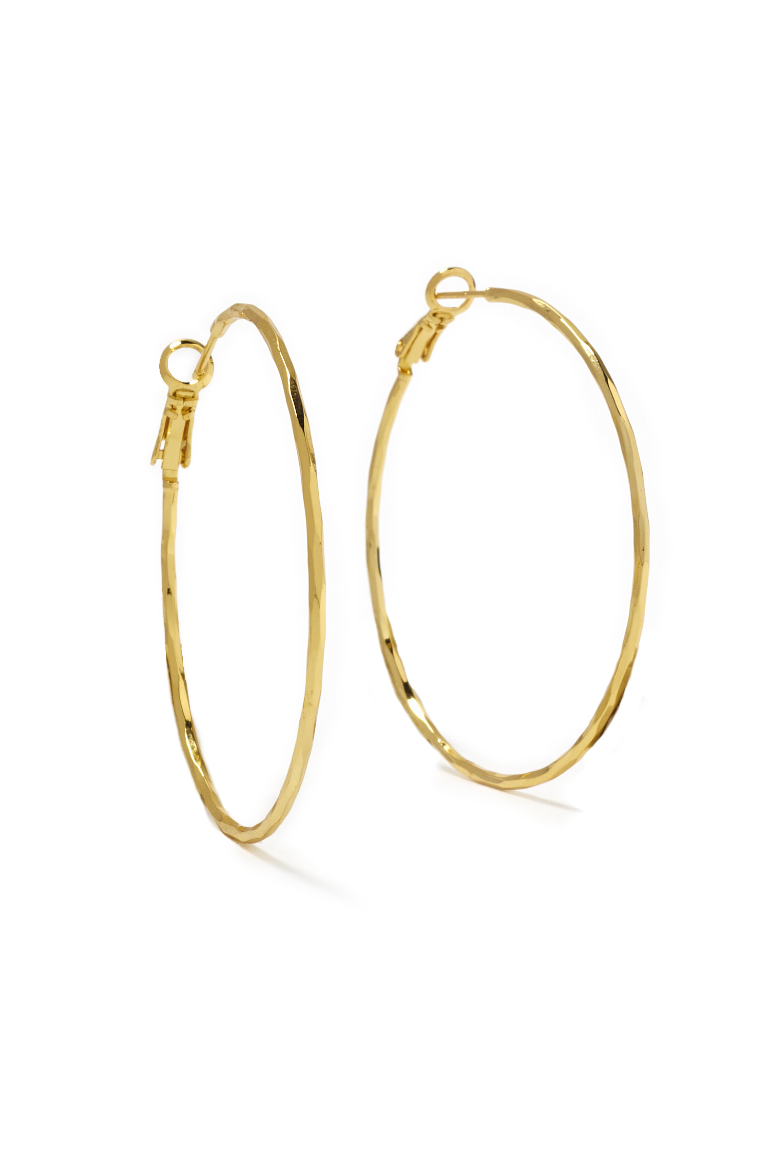 Thin Gold Hoops