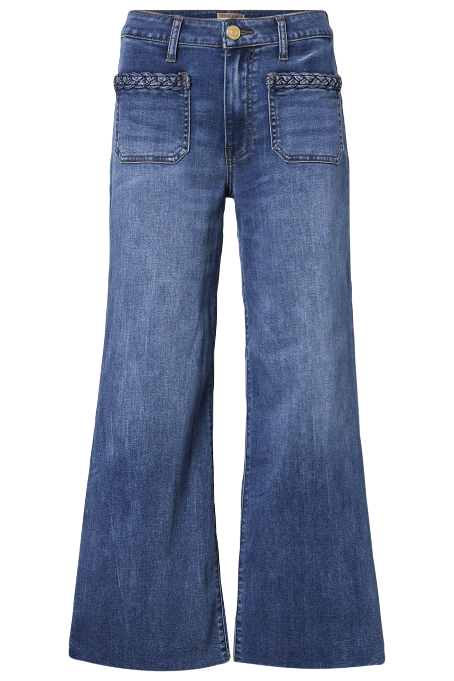 KUT from the Kloth High Rise Wide Leg Denim