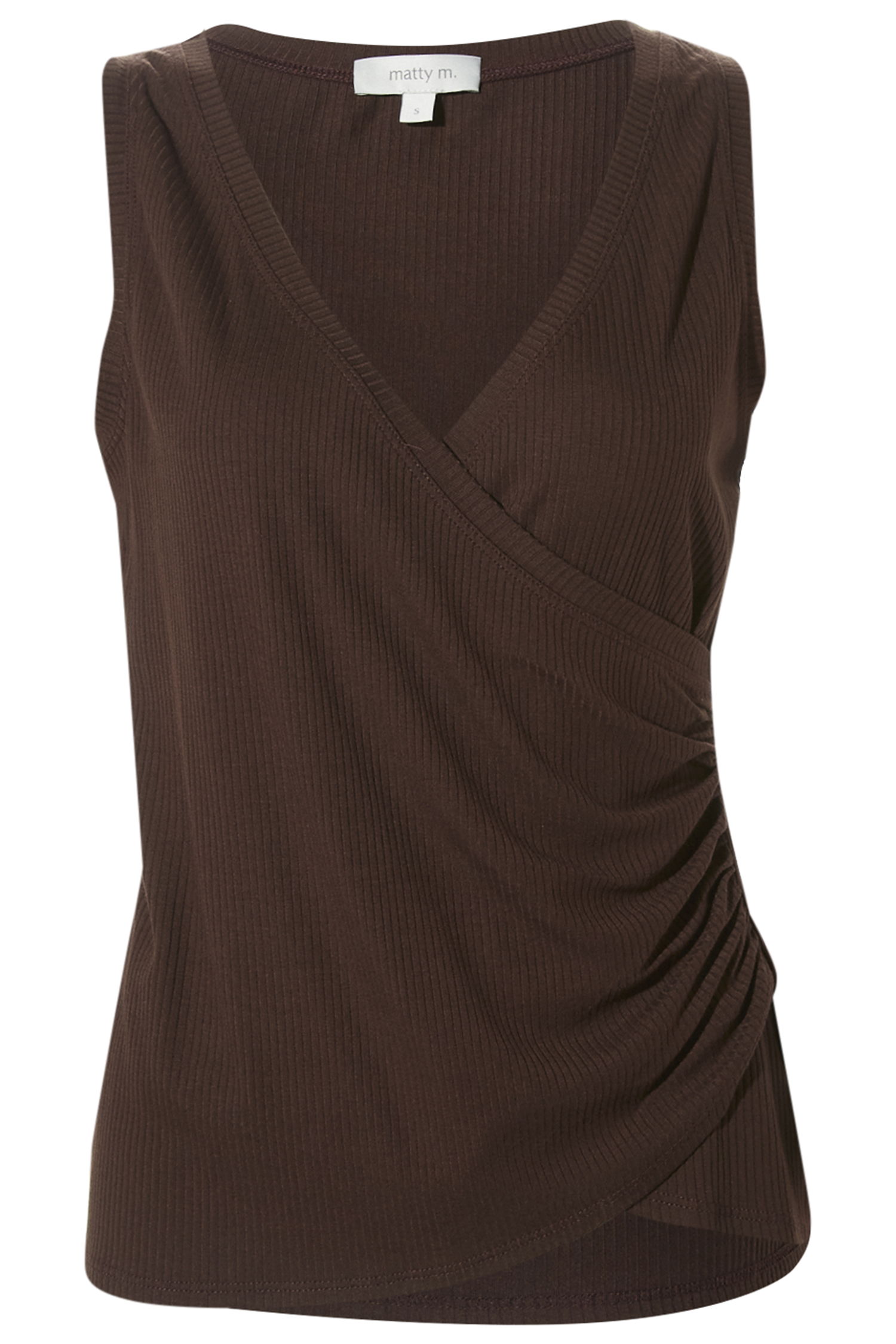 Sleeveless Shirred Side Top