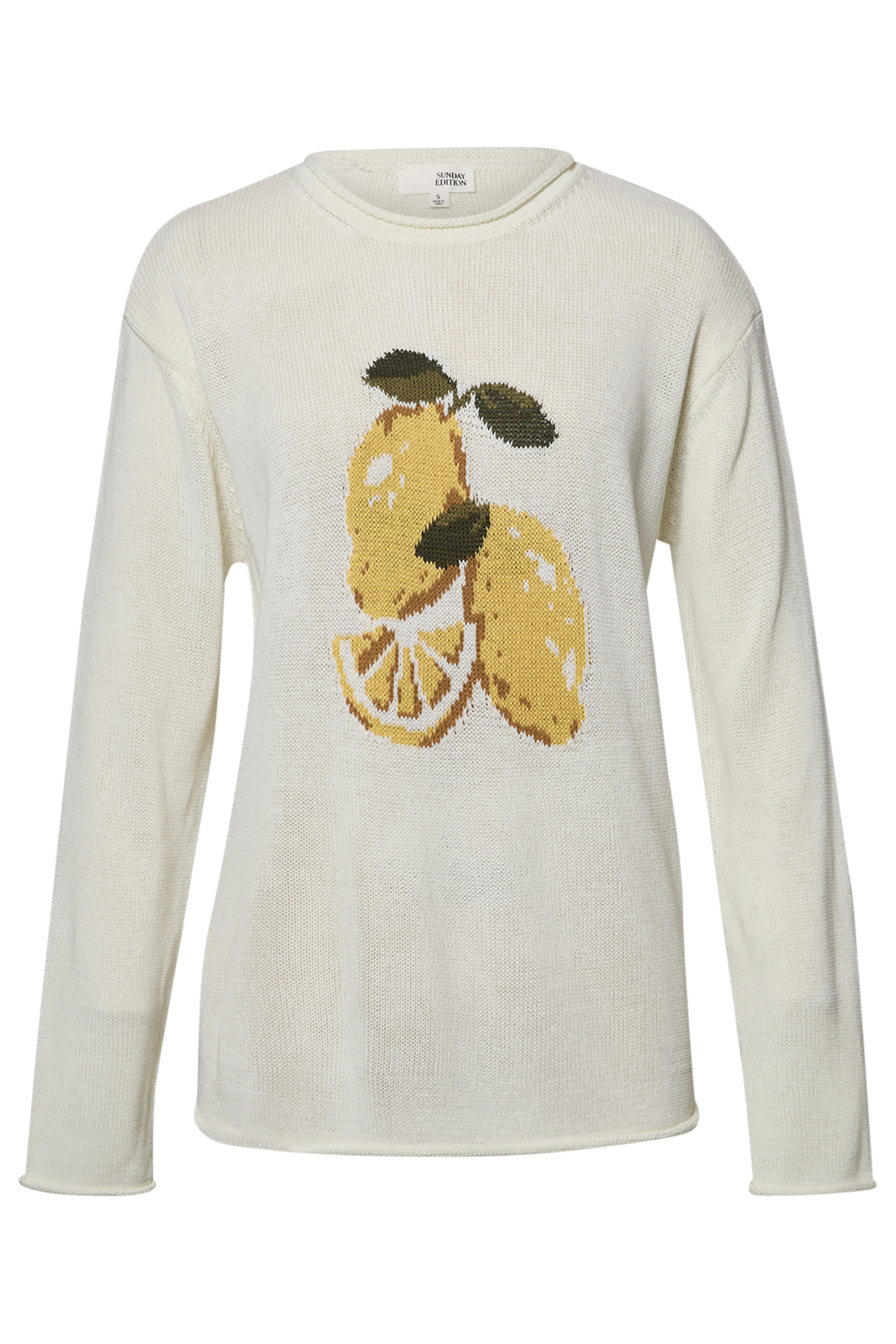 Lemon Print Pullover