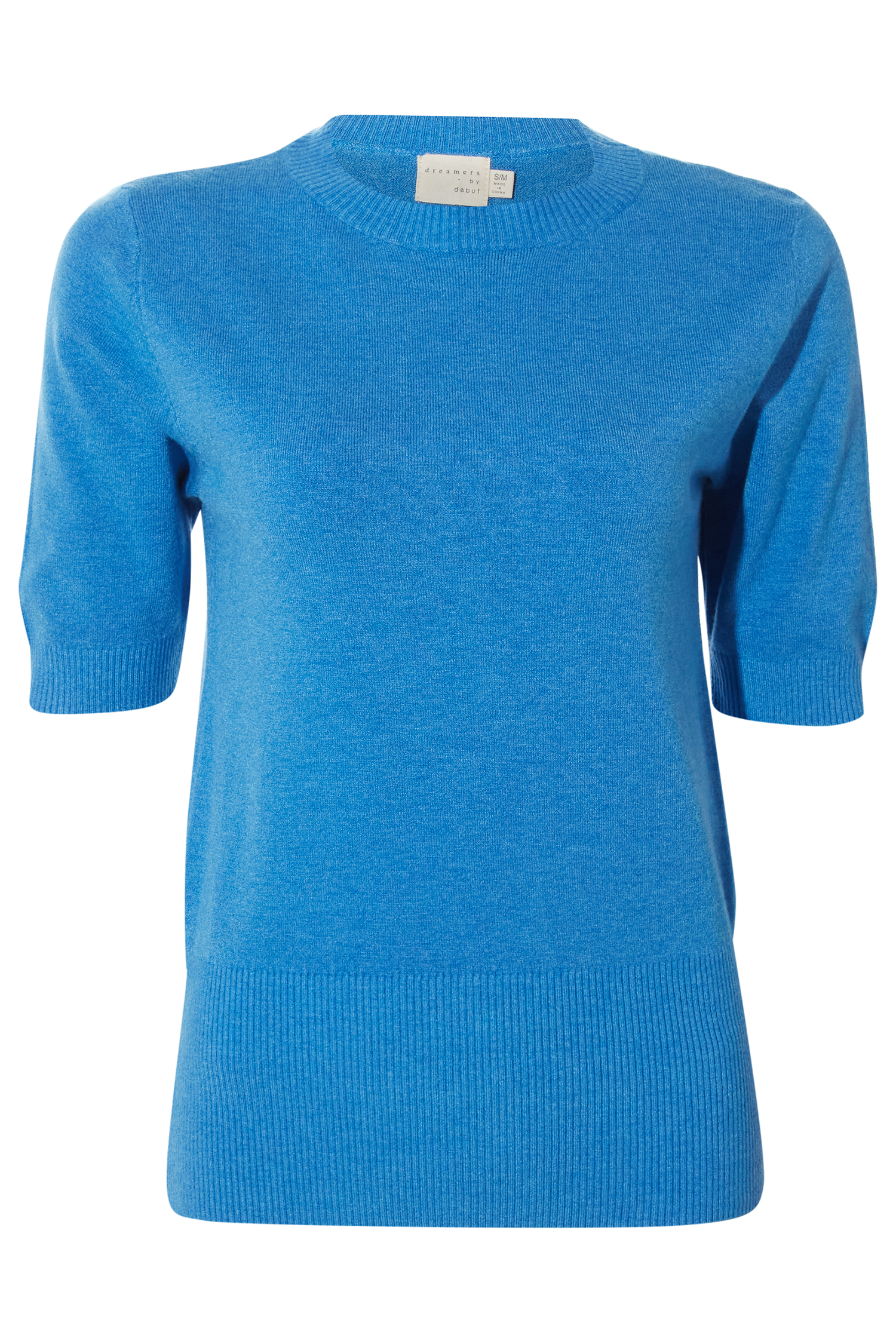 Elbow Sleeve Knit Top
