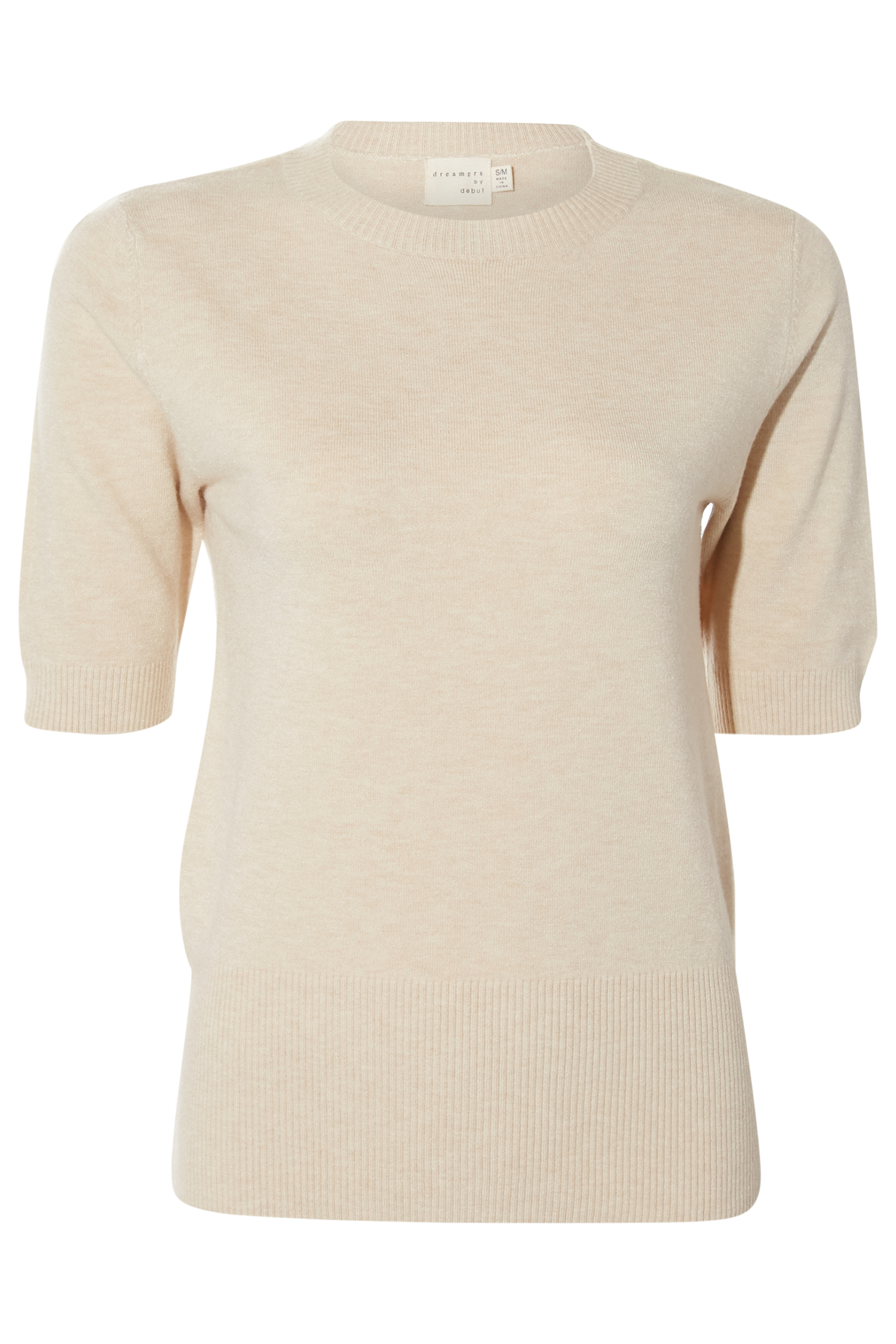 Elbow Sleeve Knit Top