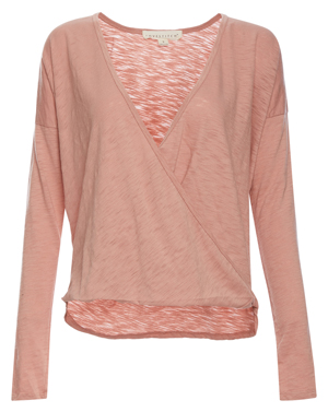 Surplice Long Sleeve Top